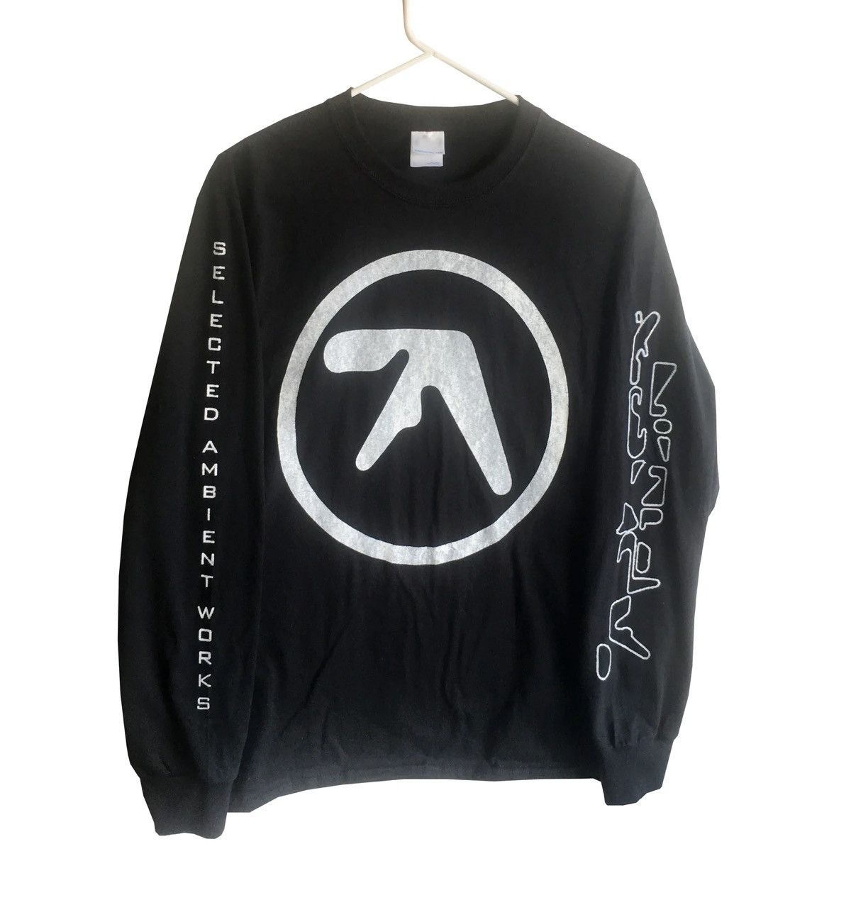 image of Drain Gang Aphex Twin Selected Ambient Works in Black, Men's (Size Medium)