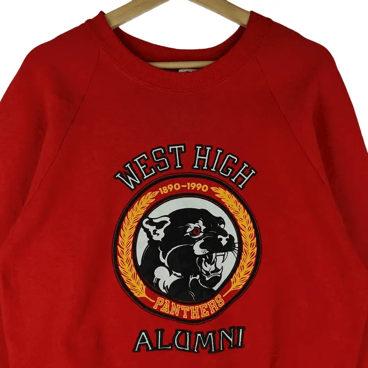 Fruit Of The Loom Vintage 90's Panthers Sweatshirts Size US L / EU 52-54 / 3 - 3 Thumbnail