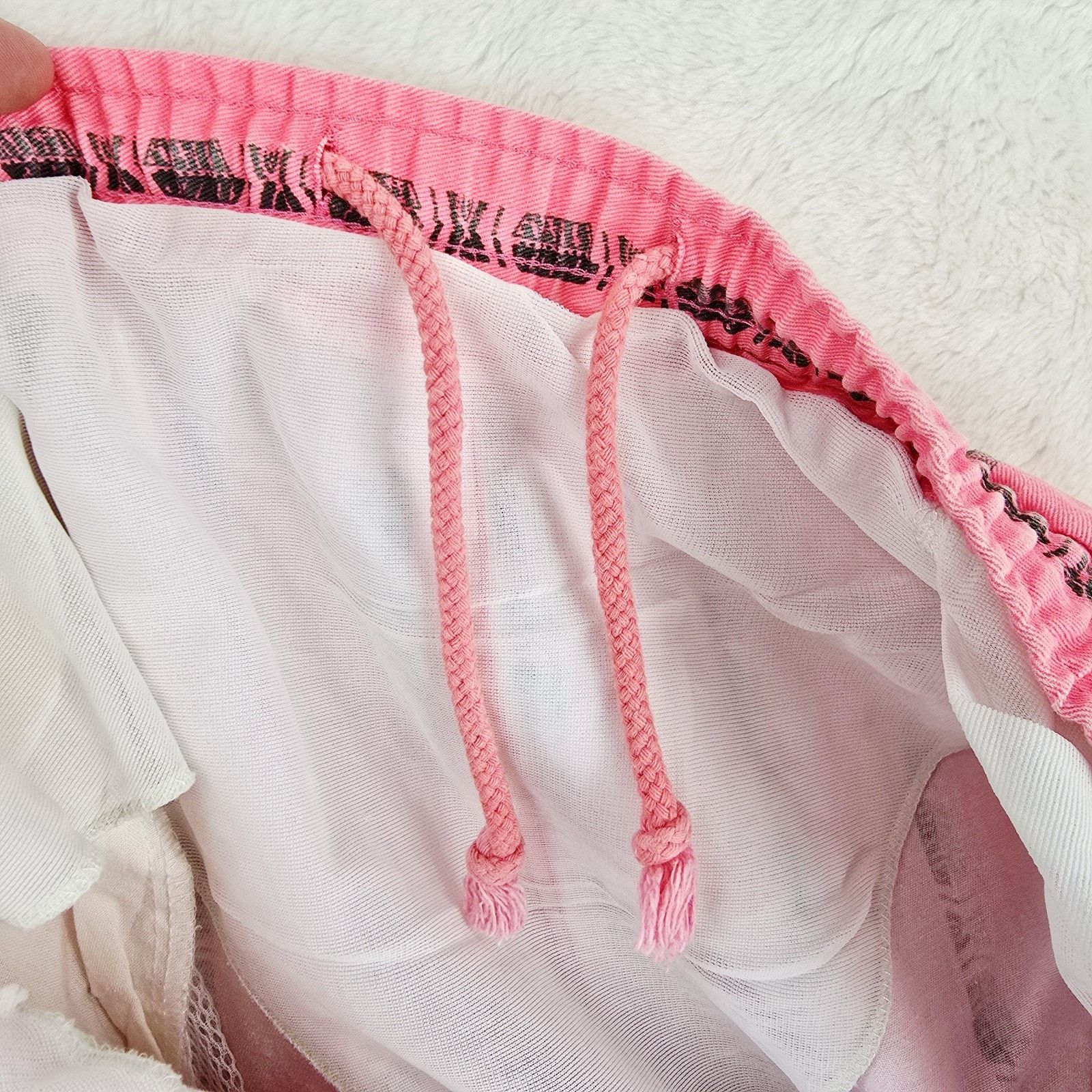 Other Vintage Fast Breakers Retro Board Shorts Mens Large Pink Size US 37 - 7 Thumbnail