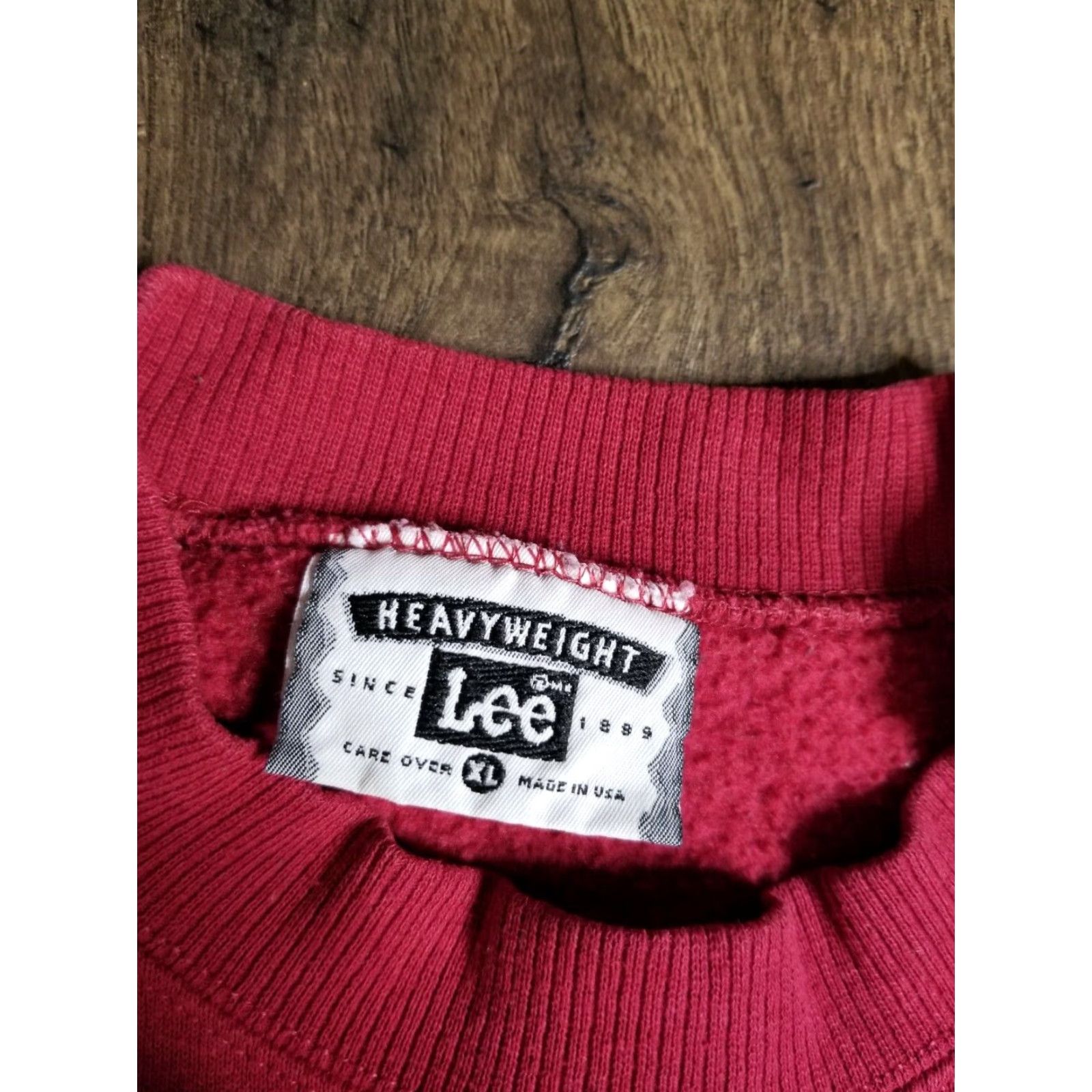 Lee VINTAGE Lee Christmas Tree Embellished Sweatshirt Red XL Mens Size XL / US 12-14 / IT 48-50 - 4 Thumbnail