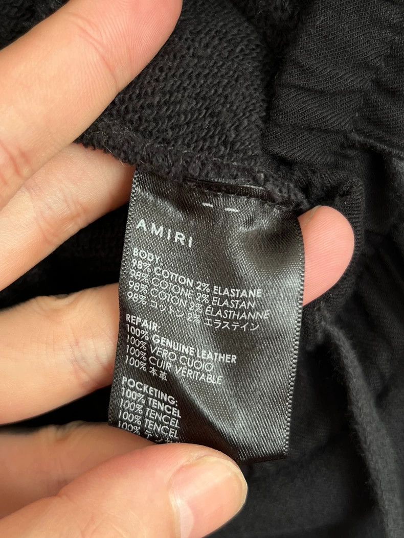 Amiri Amiri Knee-breaking patchwork leather sport pants Size US 28 / EU 44 - 7 Thumbnail