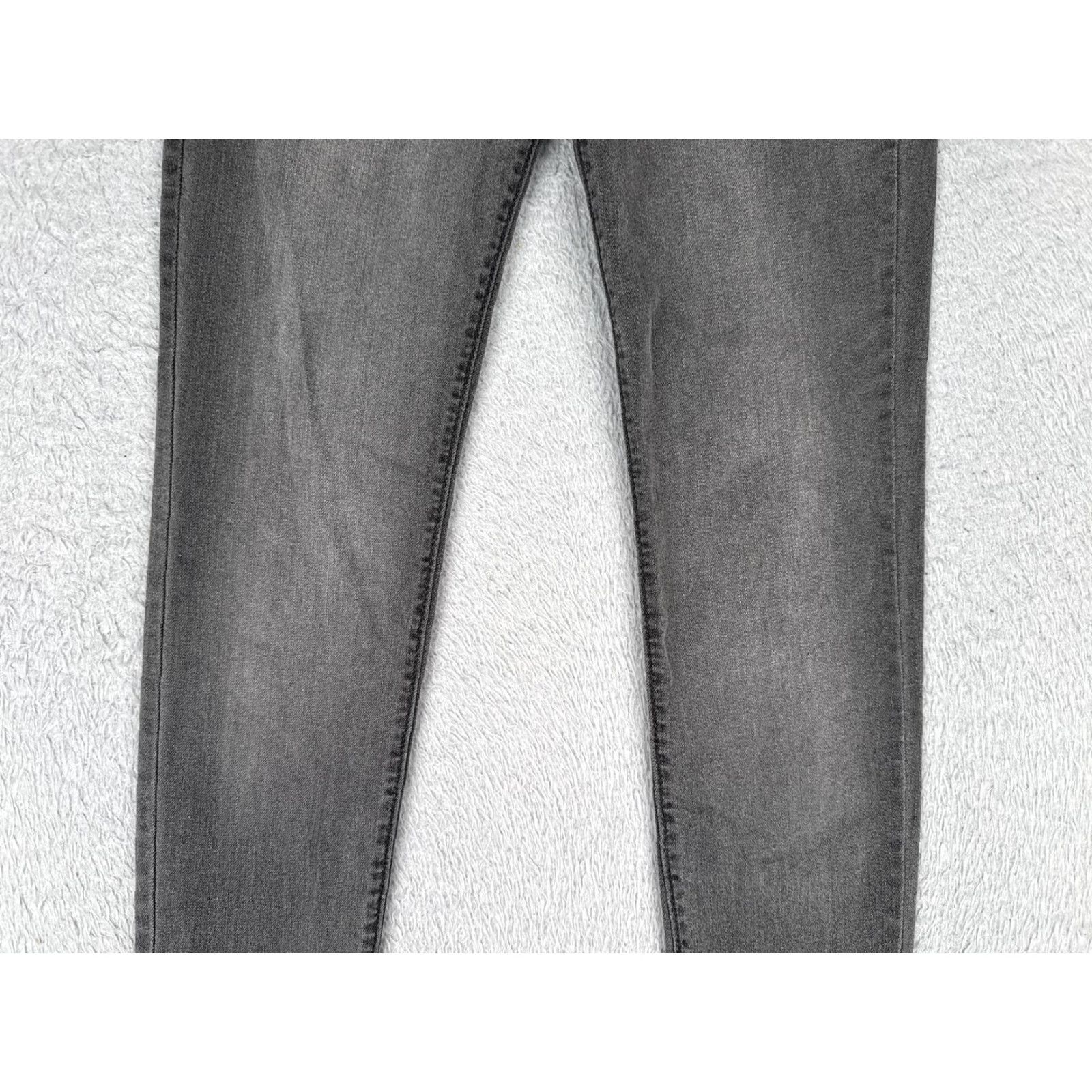 Old Navy Old Navy Jeans Womens Small Gray Super Skinny Mid Rise Stretch Denim Pants Size 27" / US 4 / IT 40 - 3 Thumbnail
