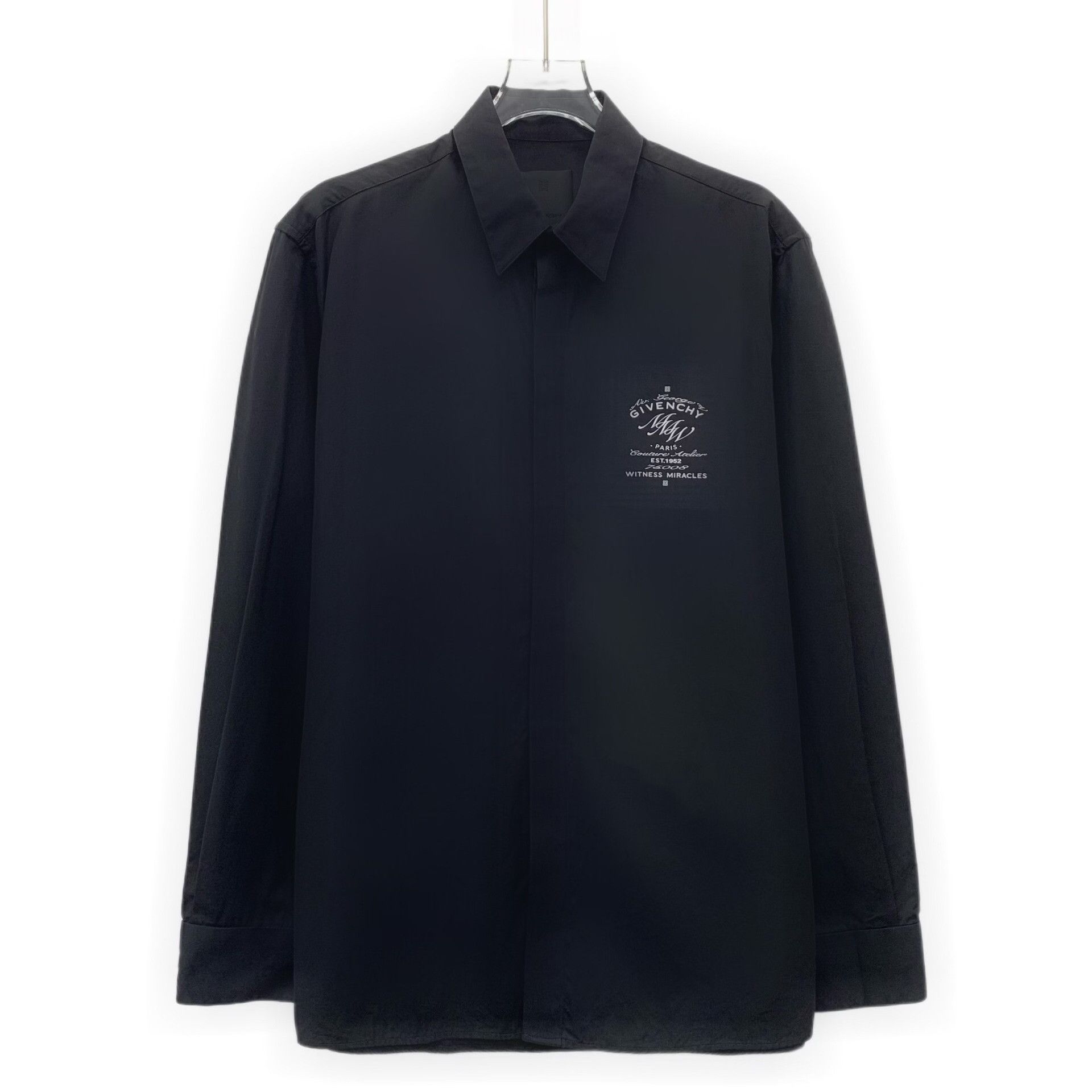 Givenchy Givenchy Couture Atelier Logo Shirt 38 Size US S / EU 44-46 / 1 - 1 Thumbnail
