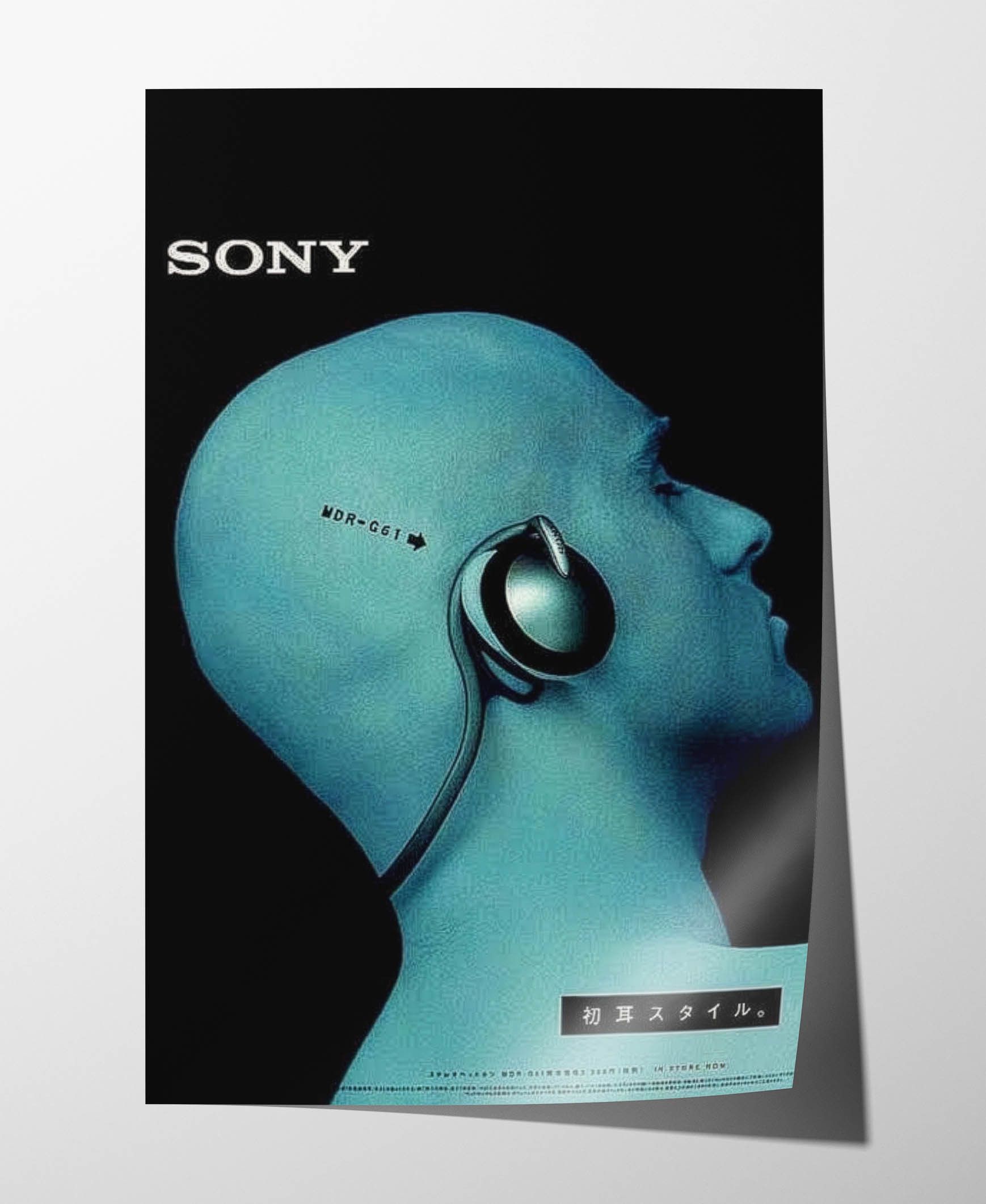 Sony Sony Poster Gift Vintage Archive Art Book Logo Merch Size ONE SIZE - 2 Thumbnail