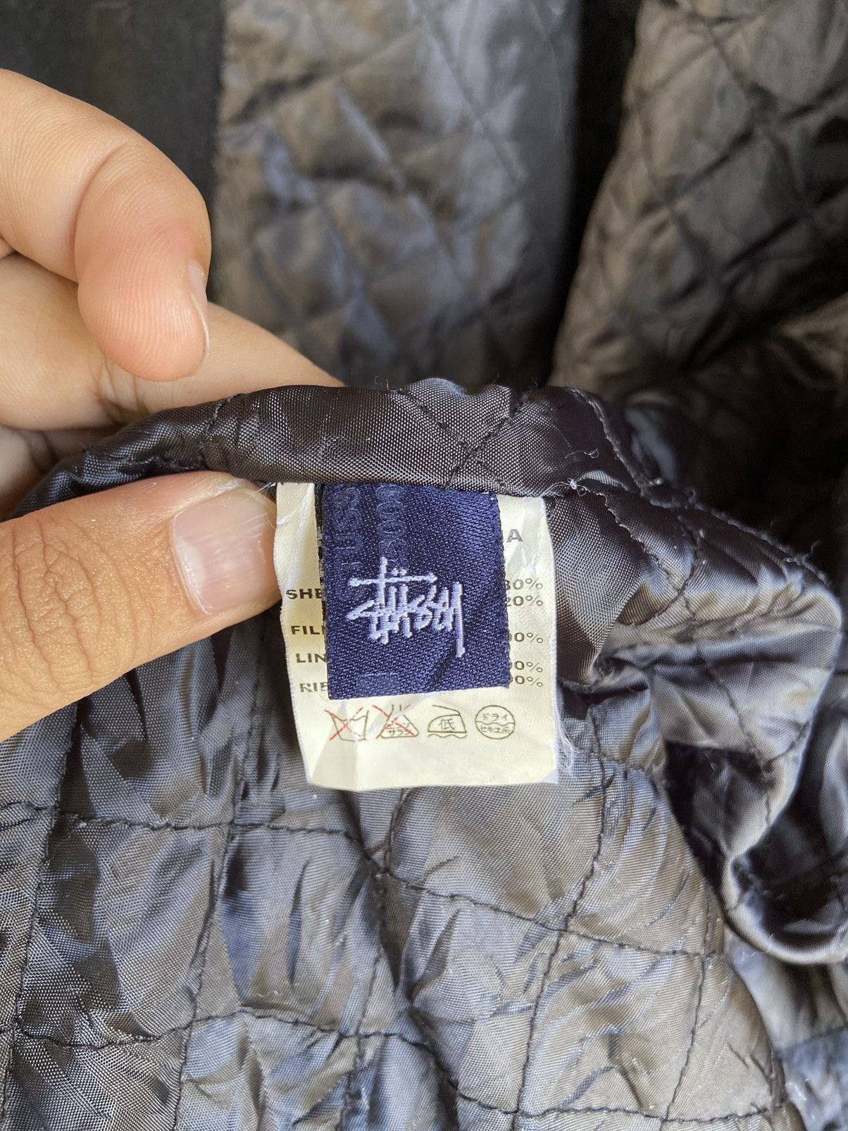 Stussy Vintage Stussy wool pea coat jacket size L Size US L / EU 52-54 / 3 - 12 Thumbnail