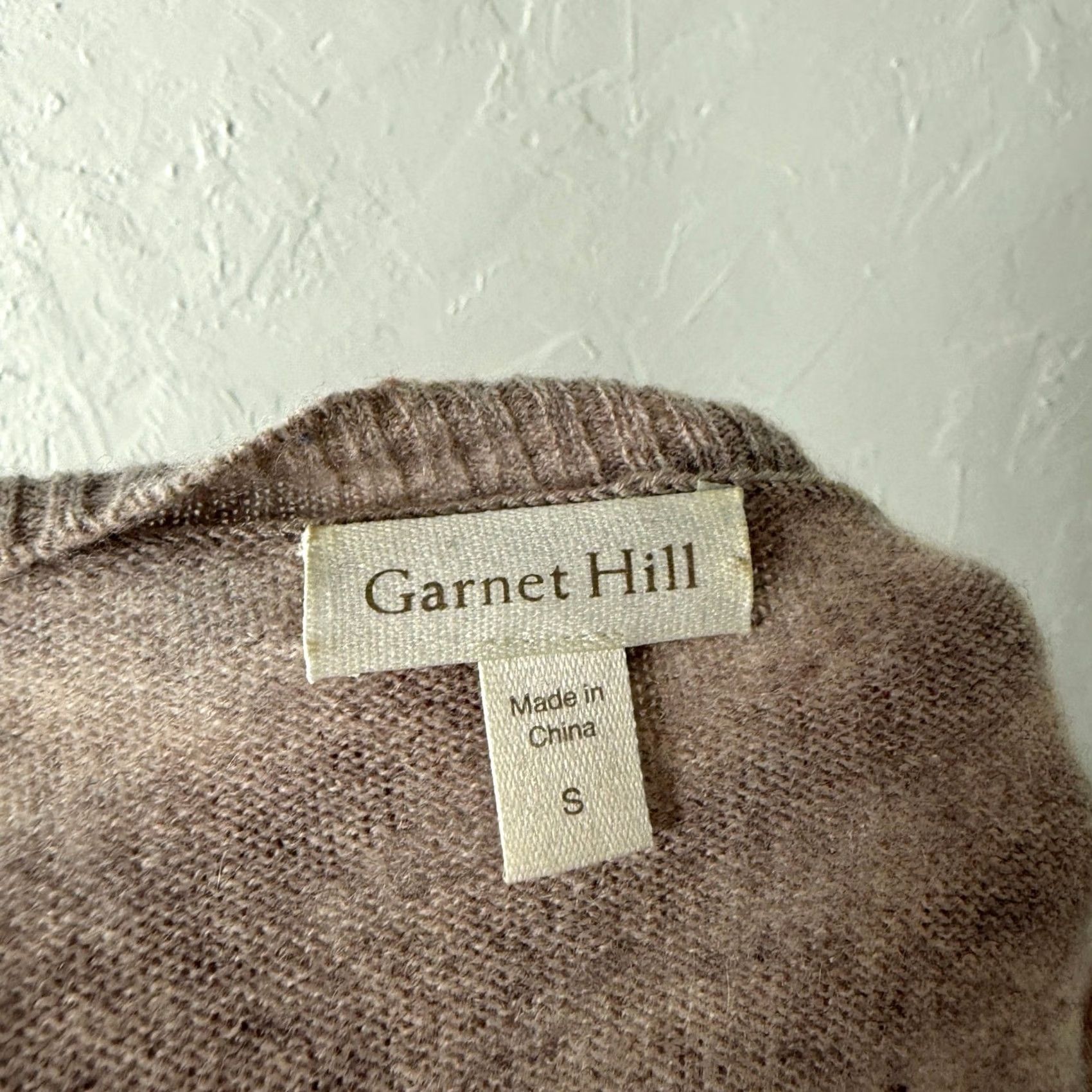 Vintage Garnet Hill Sweater Women's Crew Neck 100% Cashmere Knit Small GG12 Size S / US 4 / IT 40 - 6 Thumbnail