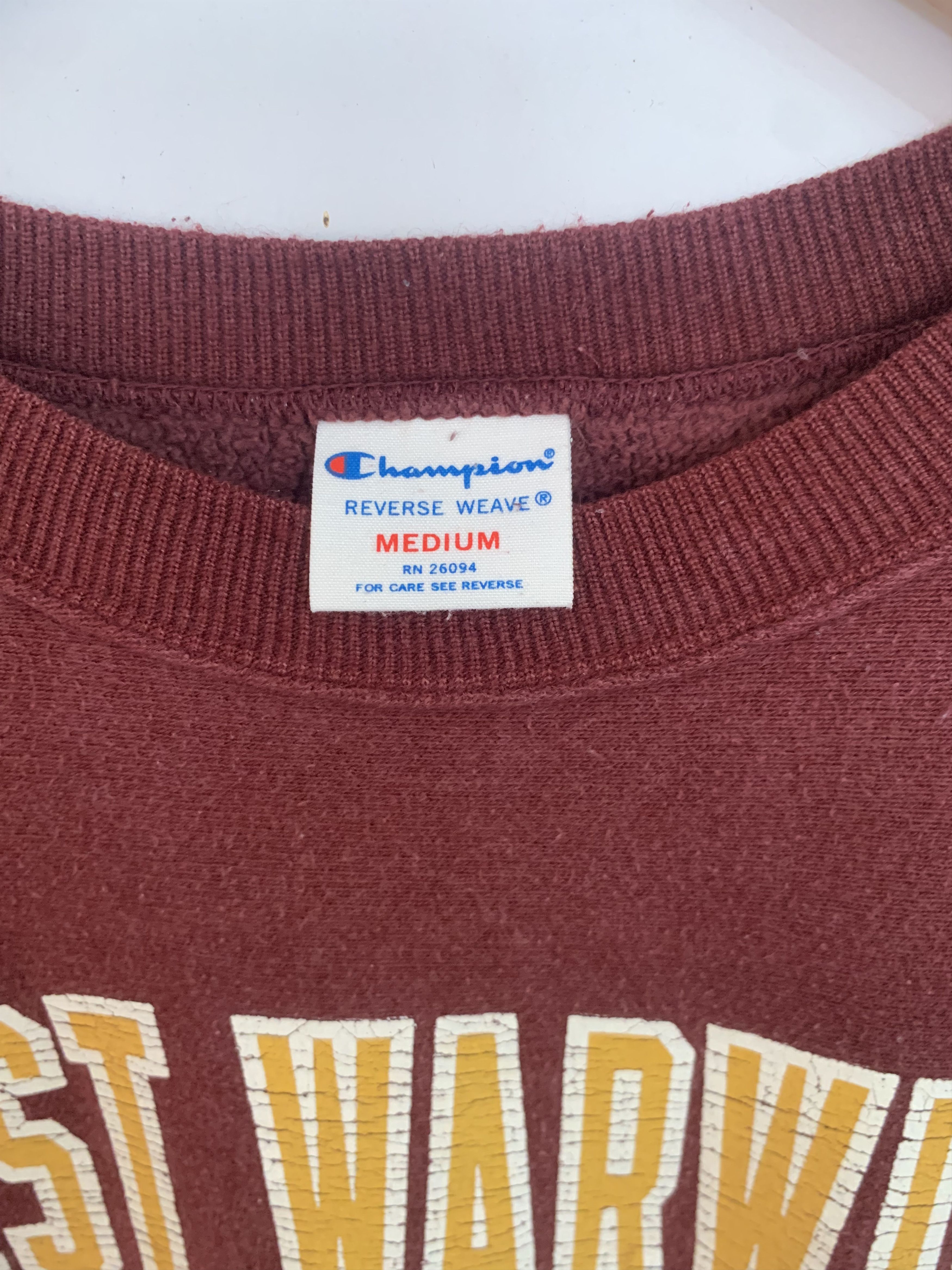 Champion Vintage Champion West Warwick Sweatshirt Reverse Weave Size US M / EU 48-50 / 2 - 4 Thumbnail