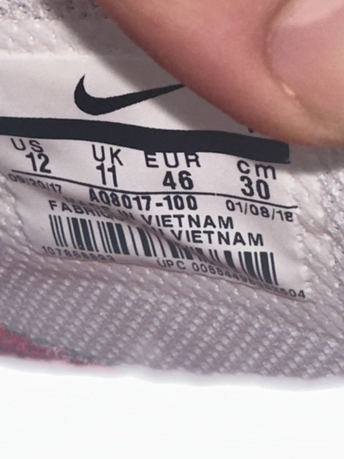 Nike × Supreme Supreme x Nike Air Force 1 Mid NBA White Size US 12 / EU 45 - 8 Thumbnail