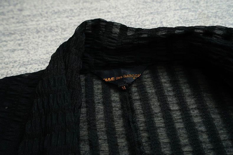 Comme des Garcons comme des garcons cardigan jacket with patchwork neckline m Size US M / EU 48-50 / 2 - 8 Thumbnail