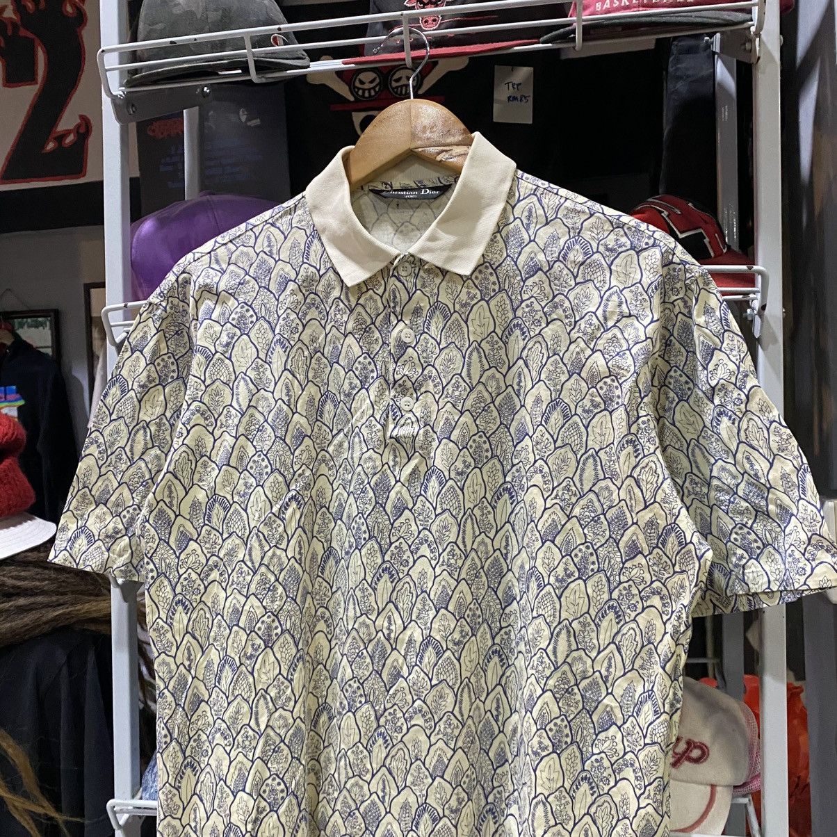Christian Dior Monsieur Christian Dior Sport All Over Print 🌿☘️🍀🌱 Polos Size US M / EU 48-50 / 2 - 3 Thumbnail