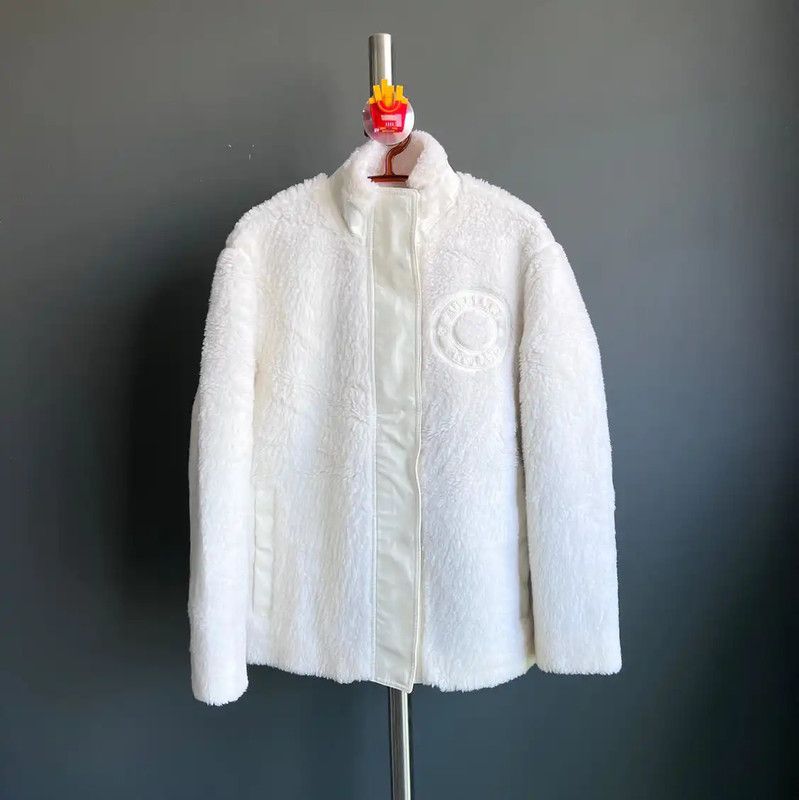 Burberry Burberry Women's White Wool Jacket Size L / US 10 / IT 46 - 1 Thumbnail