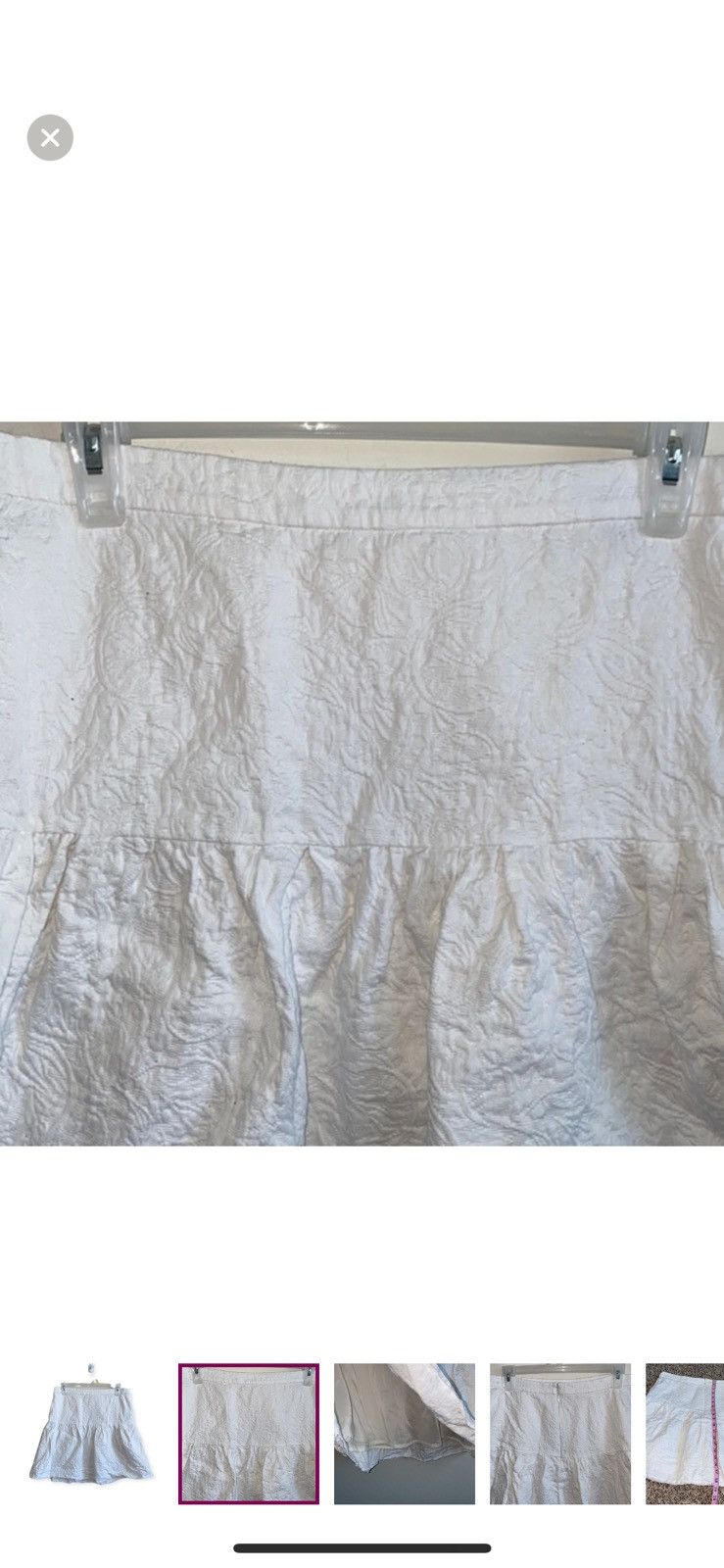 J.Crew J. Crew matelasse drop waist skirt size 6 Size 28" / US 6 / IT 42 - 2 Thumbnail