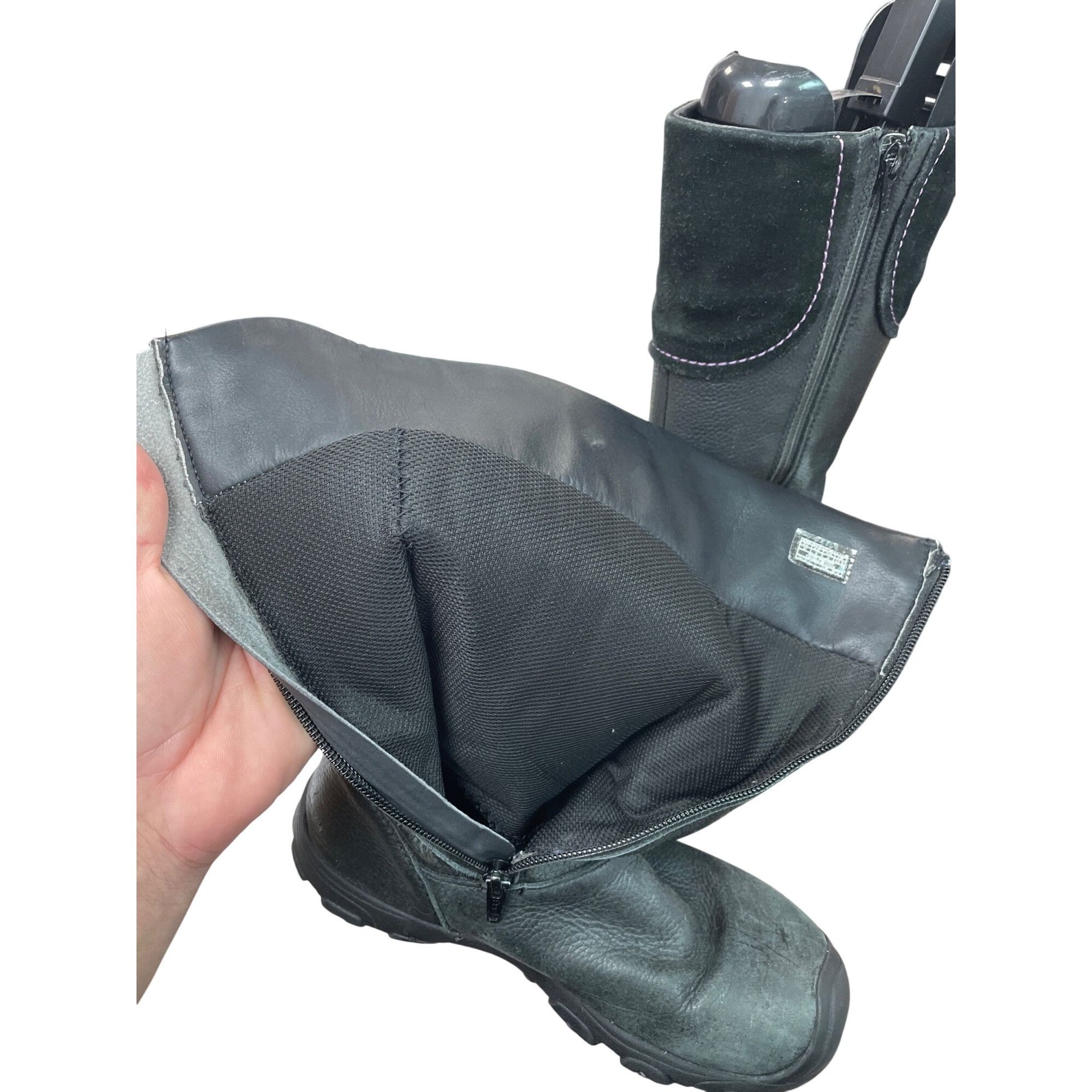 KEEN Keen Womans Black Leather Suede Waterproof Winter Boots Sz 4 Size US 4 / IT 34 - 7 Thumbnail