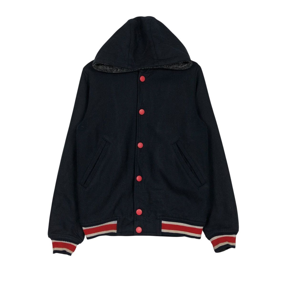 Vintage 🔥WOOL BOMBER JACKET JUMPER BLANKET OCTOPUSARMY Size US M / EU 48-50 / 2 - 3 Thumbnail