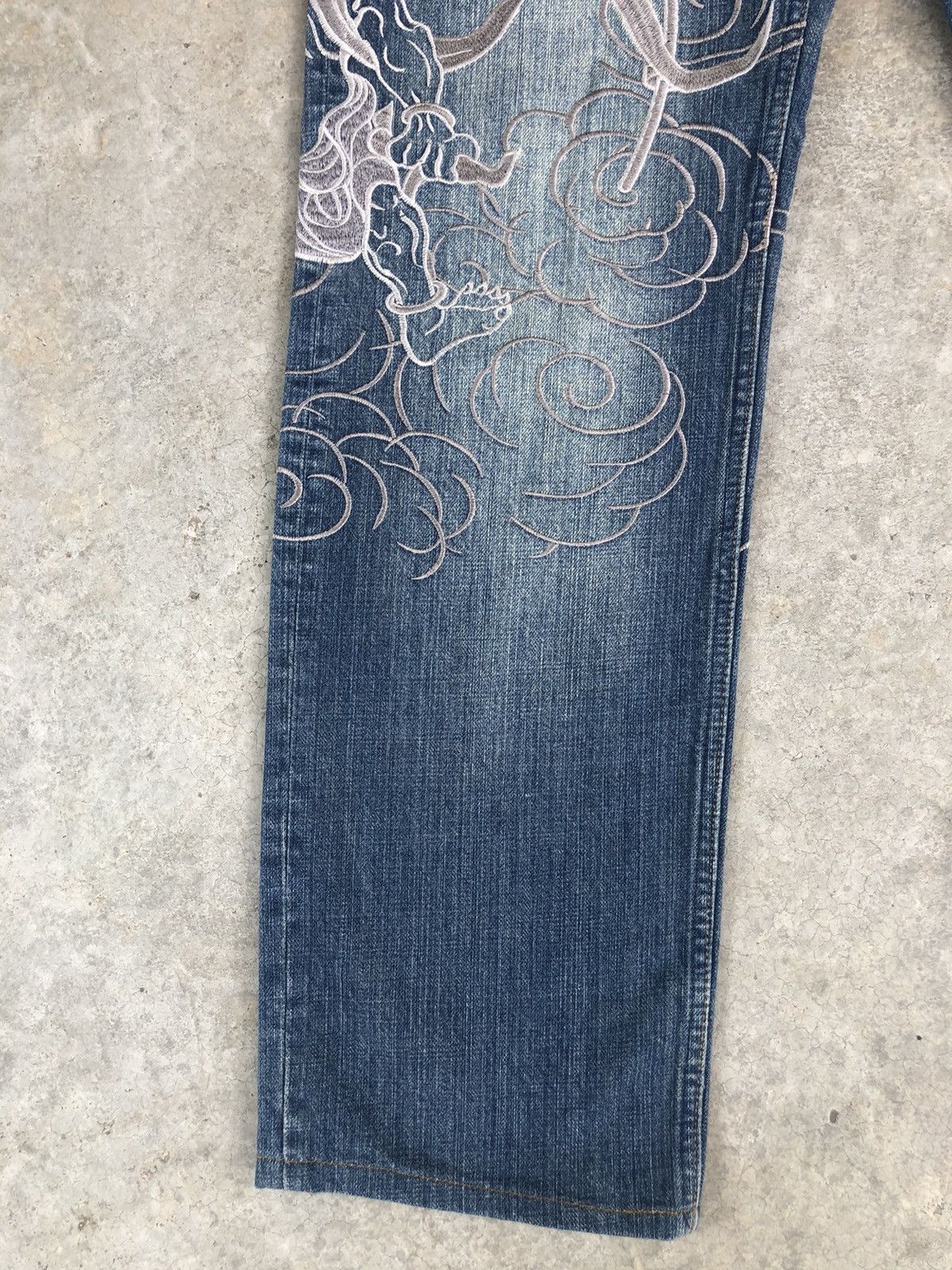 Karakuri Tamashii Karakuri Tamashii Embroidered Jeans Distressed Jeans Size US 30 / EU 46 - 6 Thumbnail
