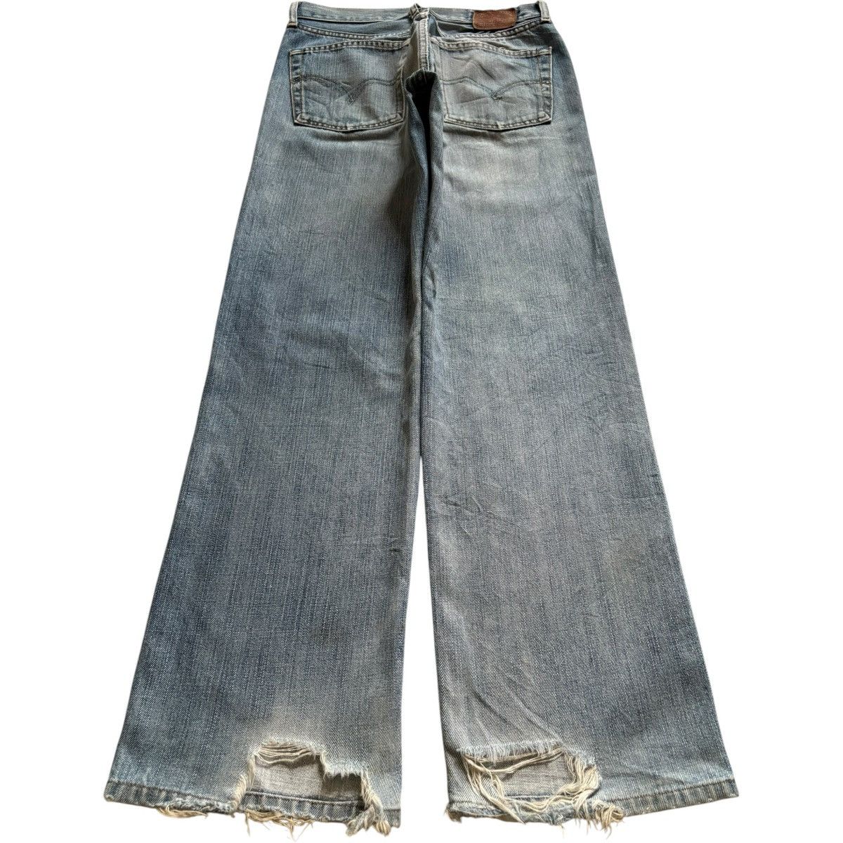 Levi's Vintage 90s Levis 502 Mud Wash Ripped Loose Jeans Size US 28 / EU 44 - 2 Thumbnail