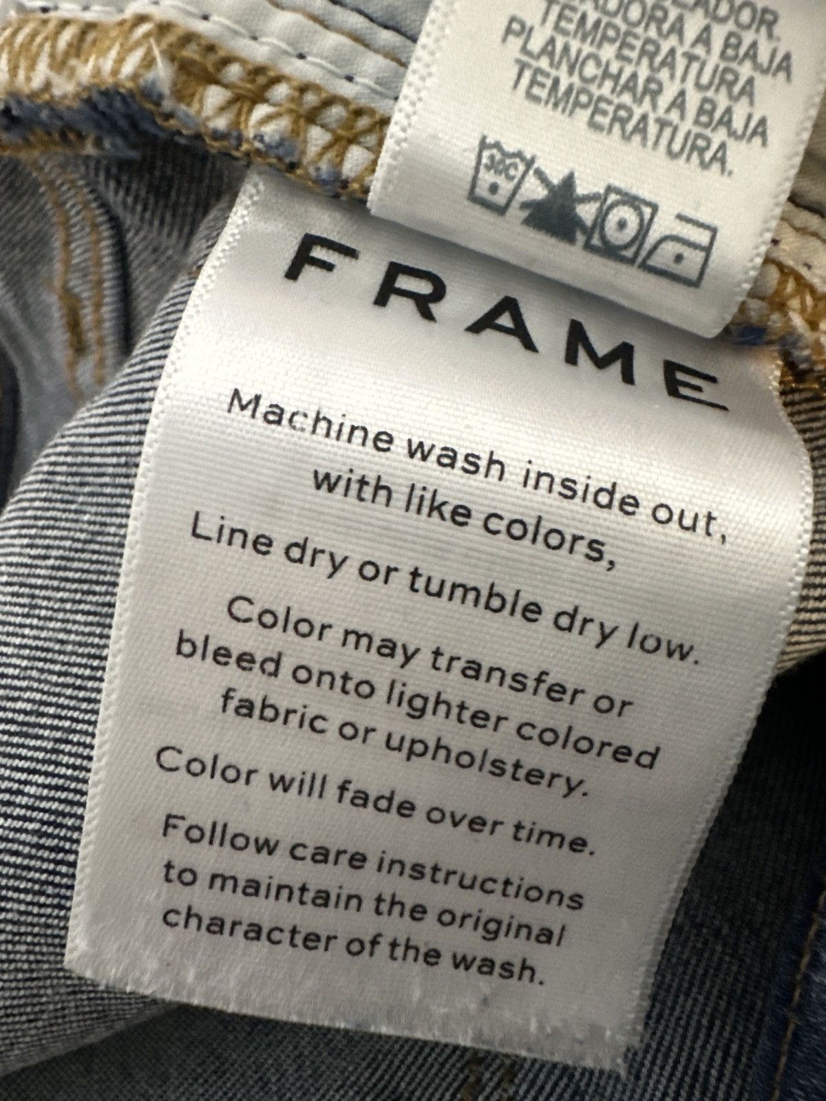 Frame Frame Le Skinny De Jeanne Crop Reverse V-Cuff Size 26" / US 2 / IT 38 - 10 Thumbnail