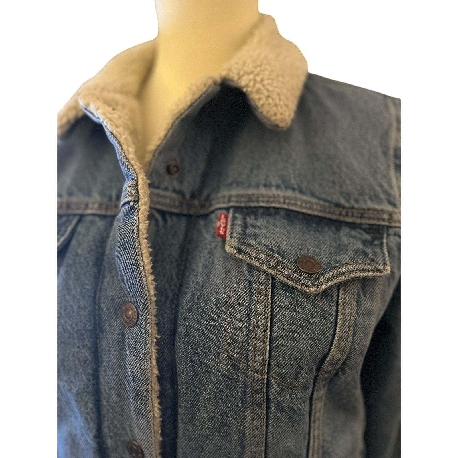 Levi's Levi's Original Sherpa Trucker Jacket, Size M Size M / US 6-8 / IT 42-44 - 2 Thumbnail