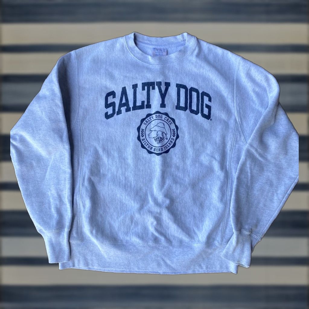 Champion VINTAGE Champion Reverse Weave Salty Dog Sweatshirt Men’s M Gray Size US M / EU 48-50 / 2 - 1 Thumbnail