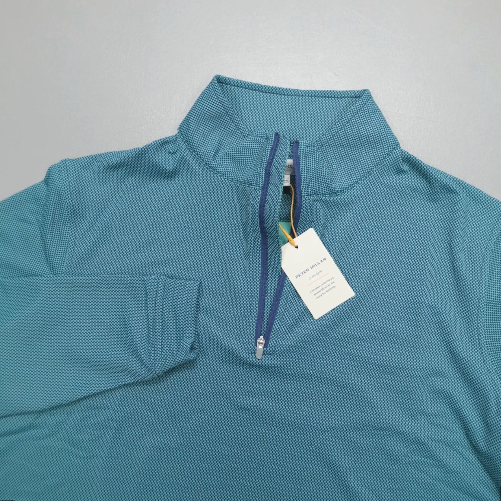 Peter Millar Peter Millar Perth 1/4 Zip Men's Size S Pullover MF25EK40C Sport Navy Golf Sweater Size US S / EU 44-46 / 1 - 2 Thumbnail
