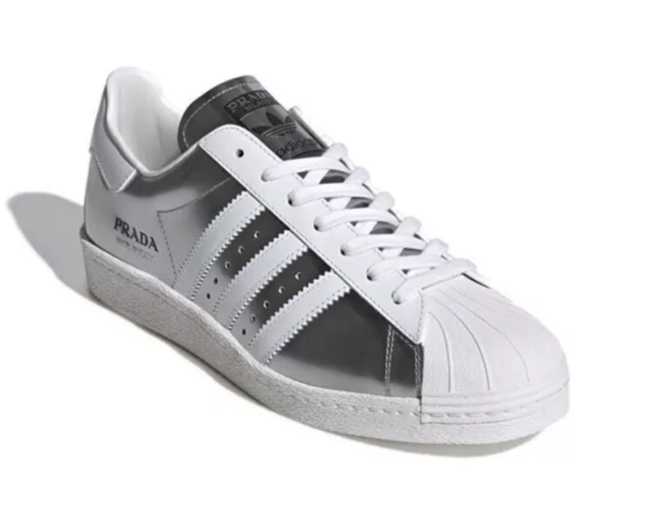 Prada Low Top Superstar Sneakers silver Size US 10 / EU 43 - 1 Thumbnail