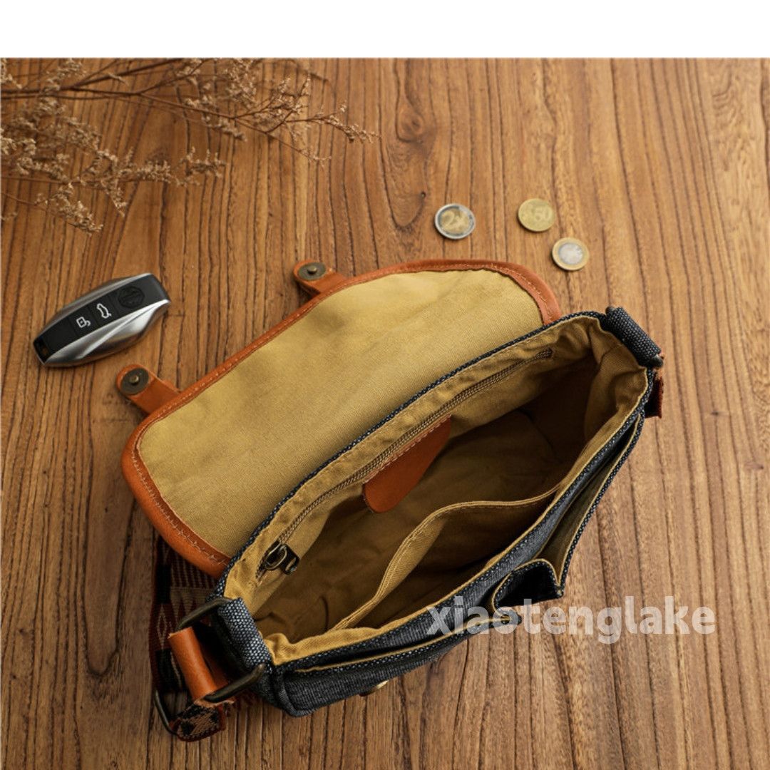 Designer × Japanese Brand × Vintage outdoor sports utility canvas pattern crossbody bag Size ONE SIZE - 5 Thumbnail