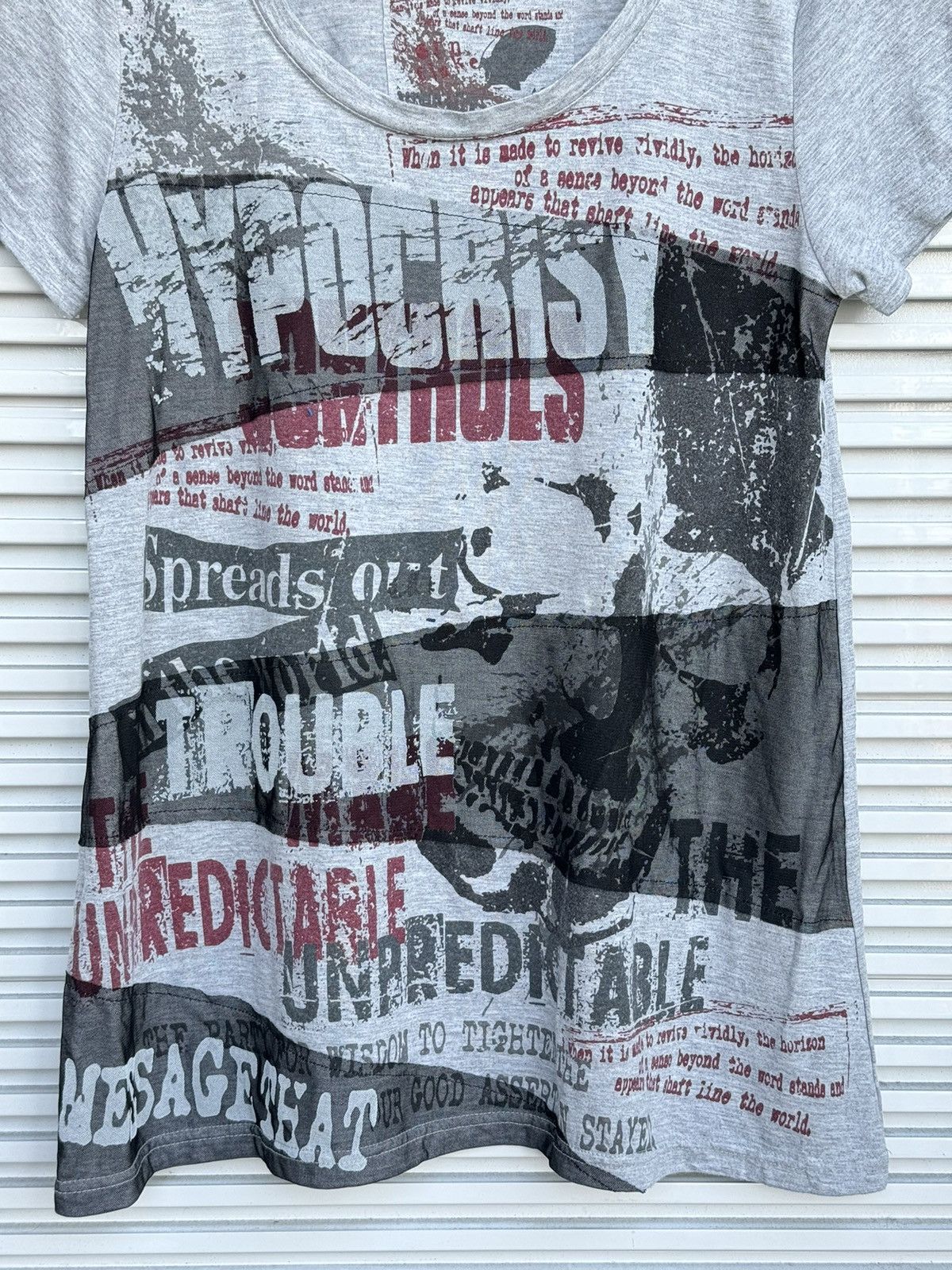 Japanese Brand Conflake Skulls Punk Poem Riot Tees Size US S / EU 44-46 / 1 - 2 Thumbnail