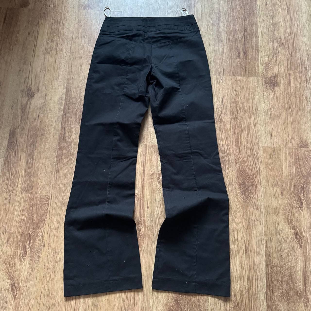 Seditionaries Crazy Karen Millen Ultra Wide Flared Bootcut Goth Pants Size 28" / US 6 / IT 42 - 5 Thumbnail