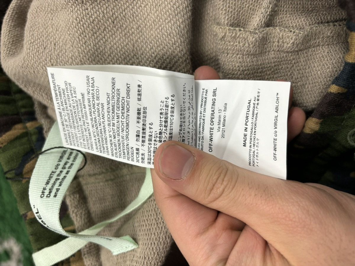 Off-White Off White Camo Sweatpants XL Size US 38 / EU 54 - 6 Thumbnail