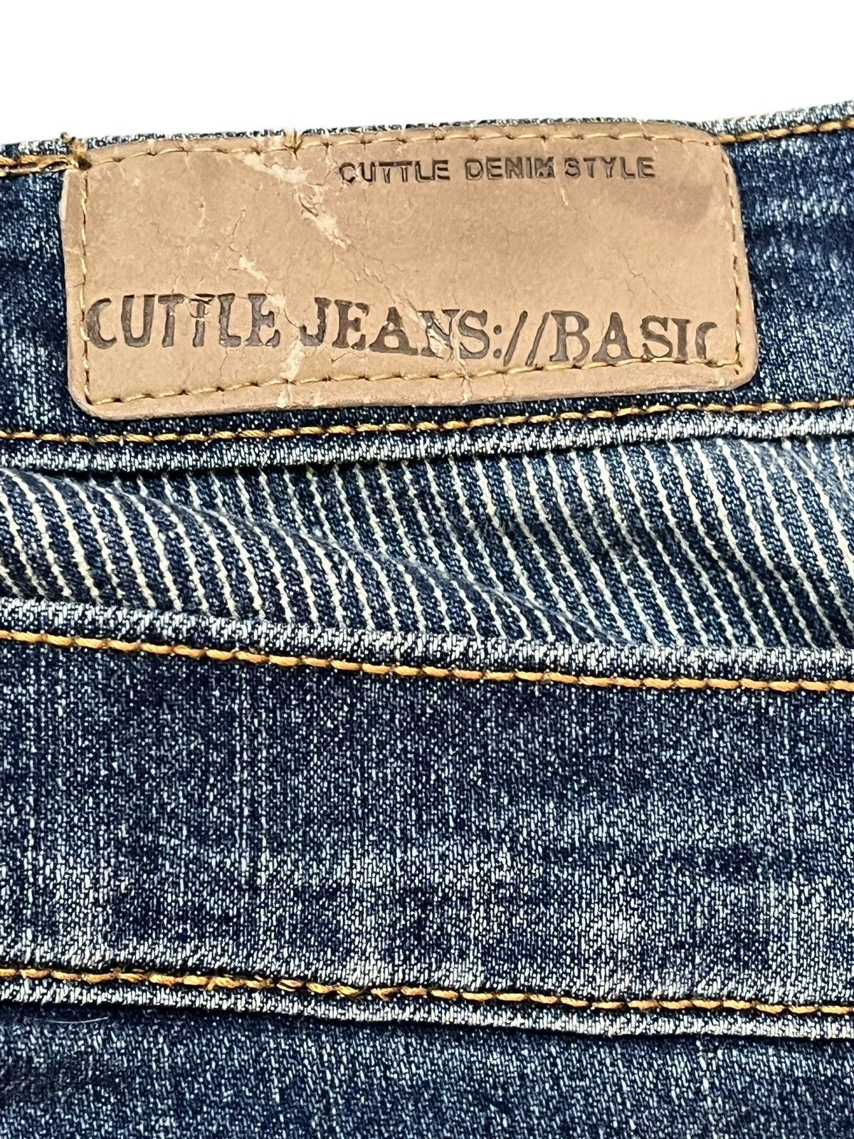 Japanese Brand Vintage Cuttle Double Waist Flare Denim Size US 31 - 9 Thumbnail