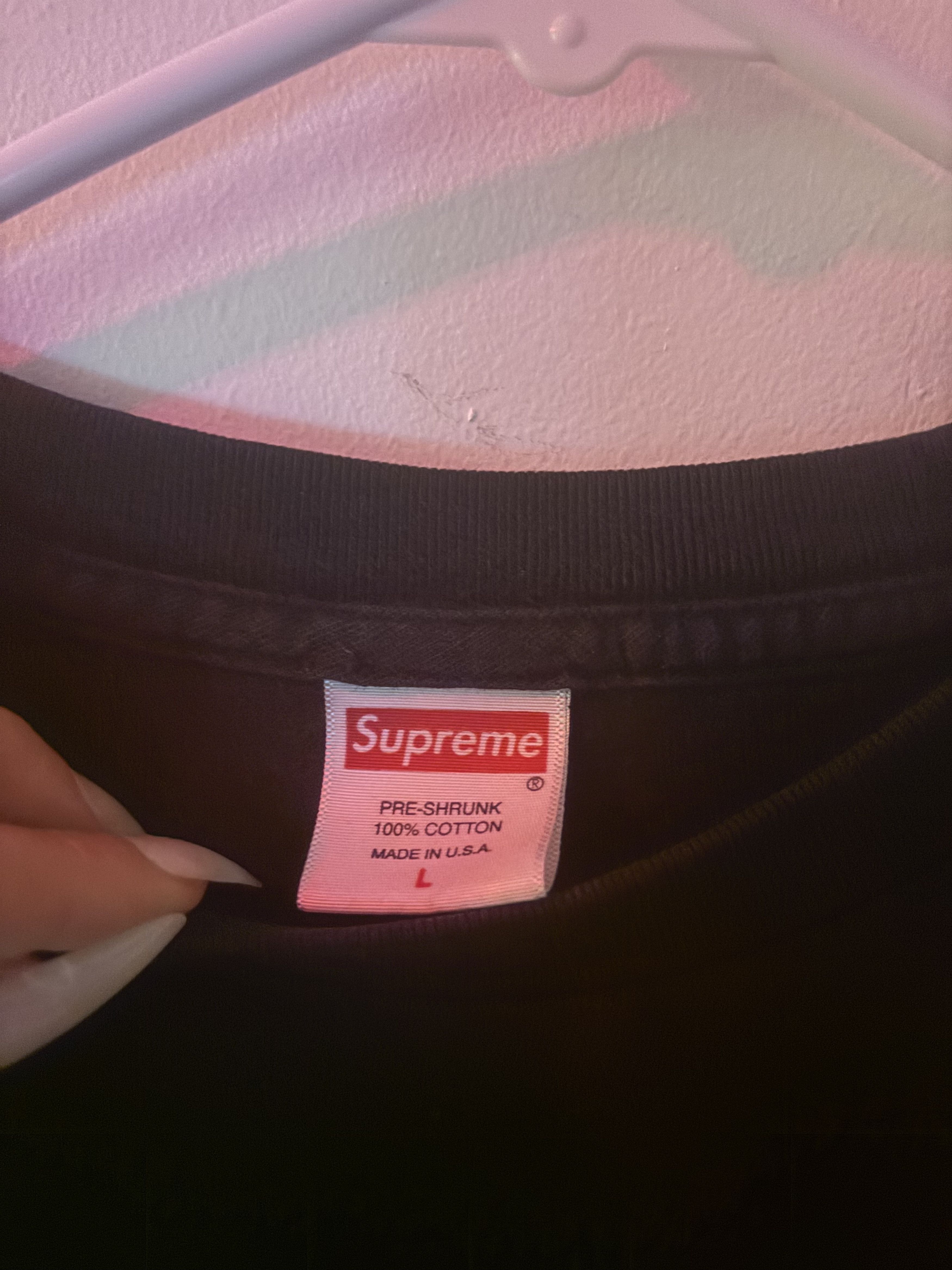 Supreme Supreme Deer Tee in black 2022 collection Size US L / EU 52-54 / 3 - 3 Thumbnail