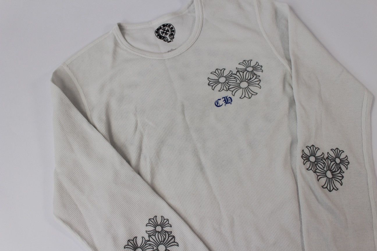 Chrome Hearts Vintage Chrome Hearts Floral Thermal Size US L / EU 52-54 / 3 - 15 Thumbnail