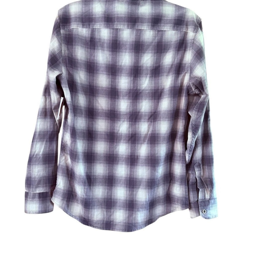 Wrangler Wrangler Purple Plaid Button Down Shirt Size XS / US 0-2 / IT 36-38 - 9 Thumbnail