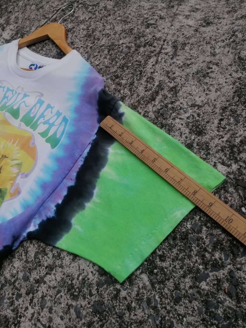 Band Tees × Grateful Dead × Vintage Vintage 90s Grateful Dead Terrapin Sunflower Tie Dye Tee Size US L / EU 52-54 / 3 - 5 Thumbnail
