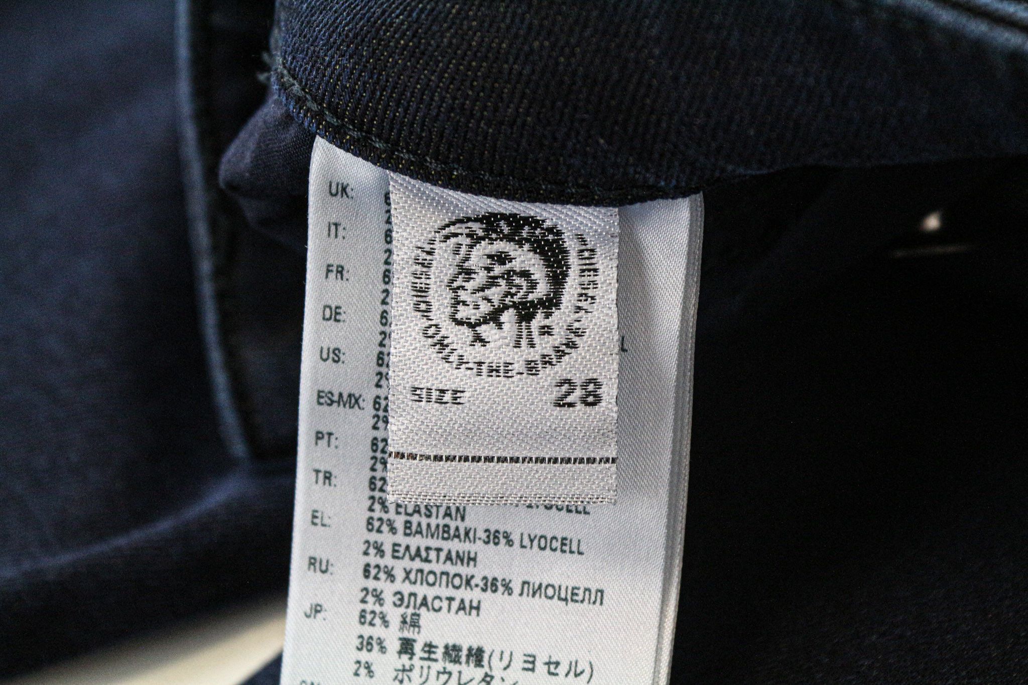 Diesel D-BAZER 084LC W28/L34 Dark Blue Stretch Jeans 74737 Size US 28 / EU 44 - 7 Thumbnail