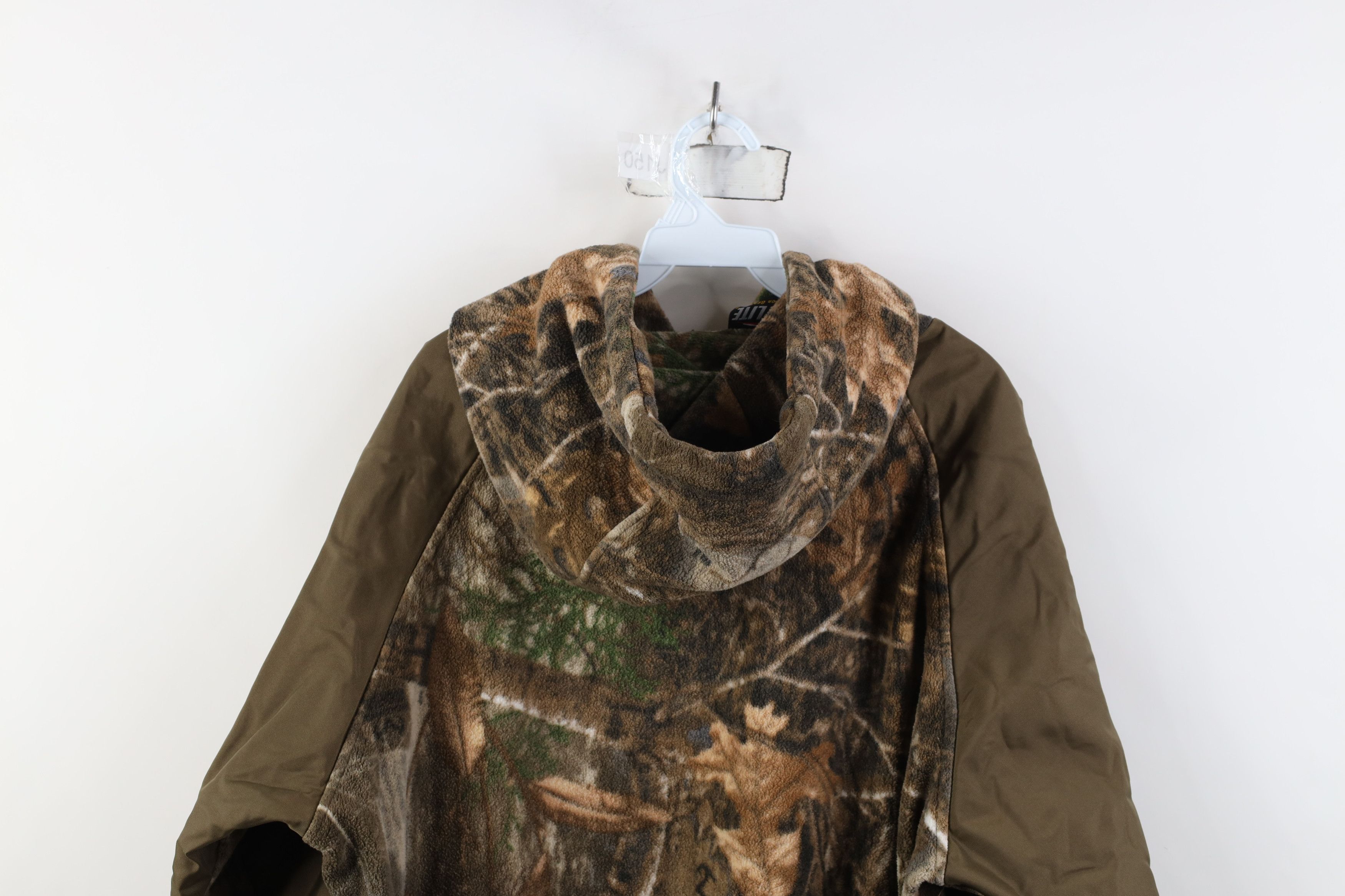 Vintage Vintage 90s Y2K Streetwear Camouflage Fleece Hoodie Jacket Size US XXL / EU 58 / 5 - 12 Thumbnail