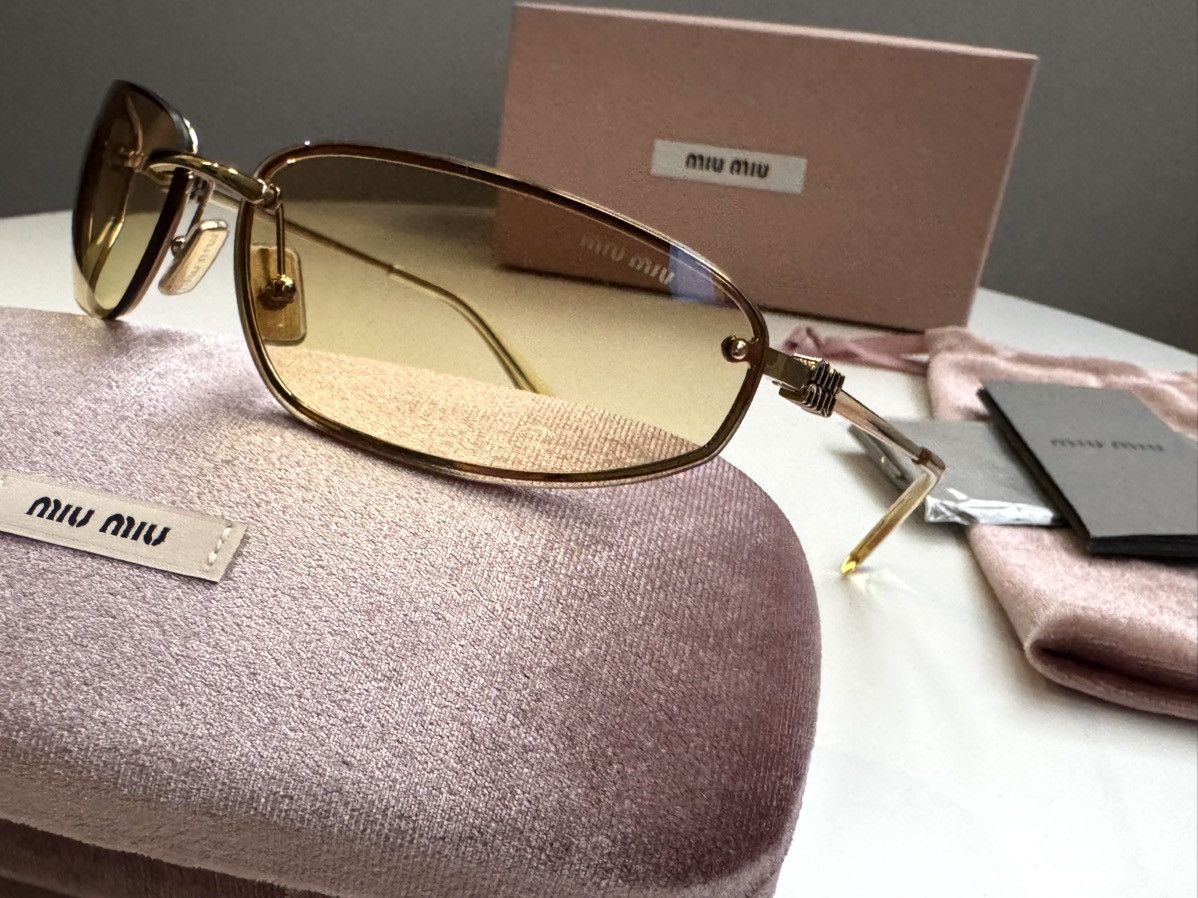 Miu Miu NEW Miu Miu sunglasses Miu Miu MU A50S 5AK-7R1 Size ONE SIZE - 7 Thumbnail