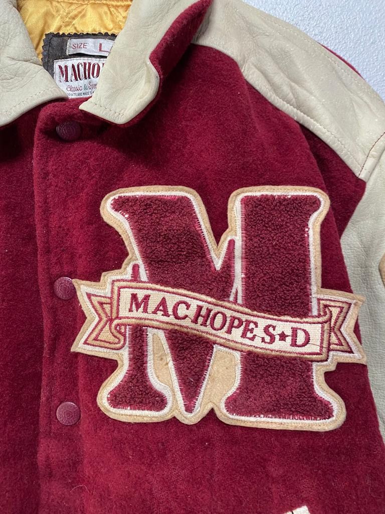 Vintage Vintage Machope varsity leather shoulder Size US L / EU 52-54 / 3 - 6 Thumbnail