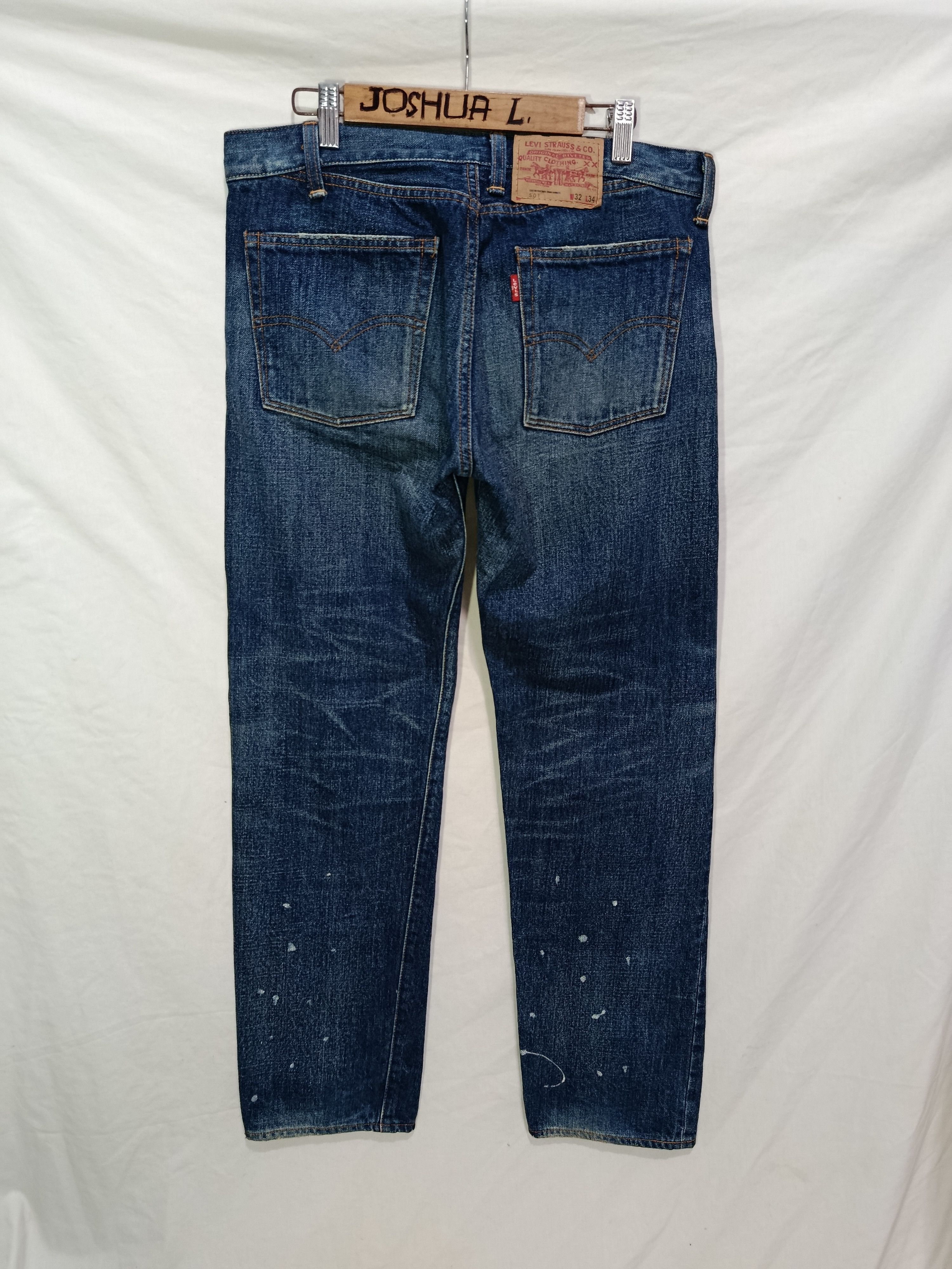 Levis vintage clothing 501 1983 repro selvedge jeans