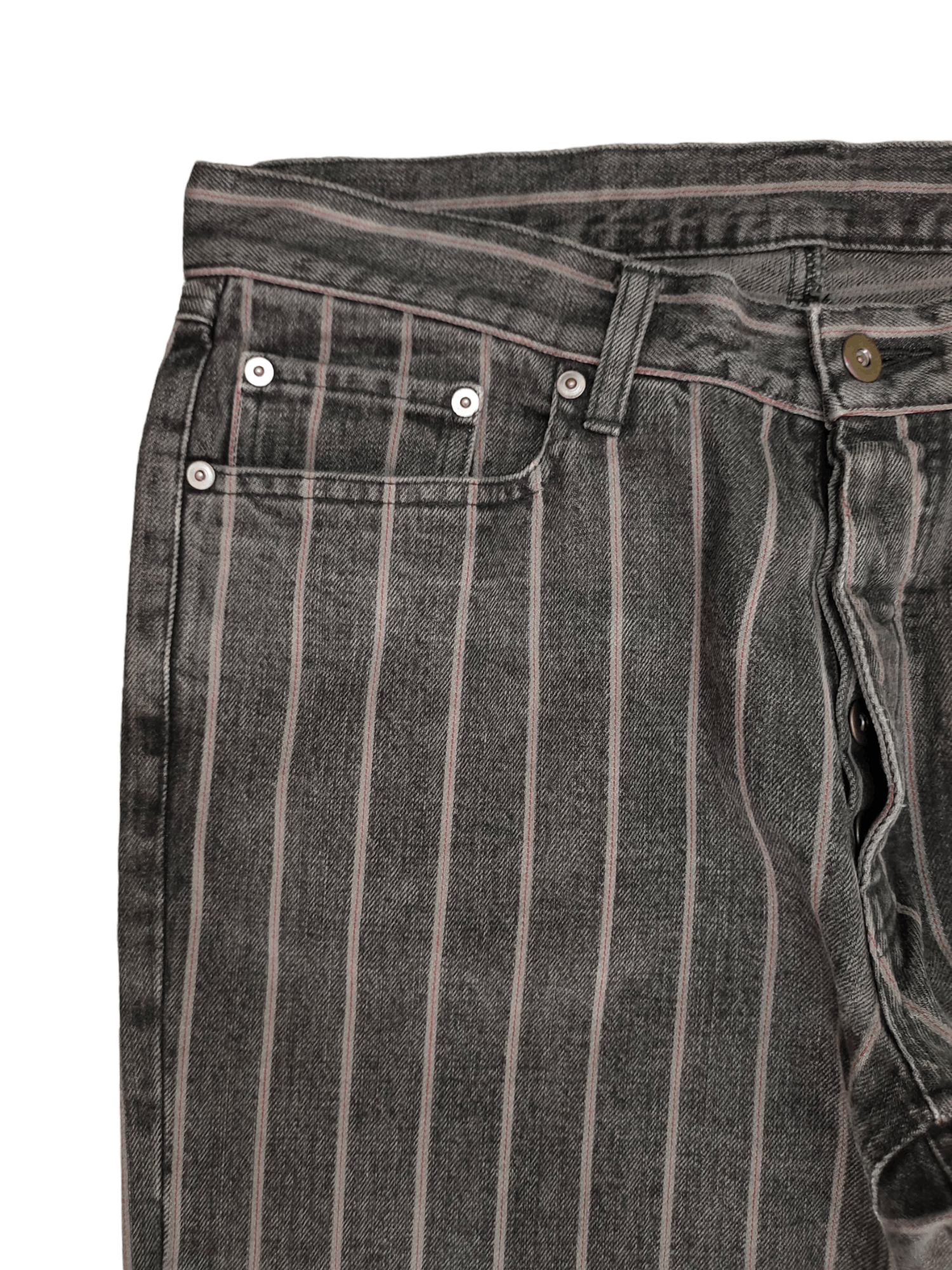 Hysteric Glamour × Undercover Comme Ca Du Mode Selvedge Striped Jeans Undercover Style Size US 32 / EU 48 - 4 Thumbnail