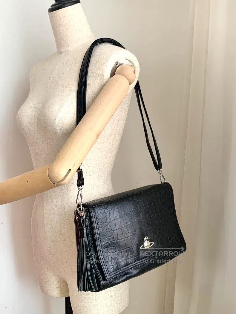 Vivienne Westwood vivienne westwood size os Black and Silver Crocodile Patter Size ONE SIZE - 5 Thumbnail