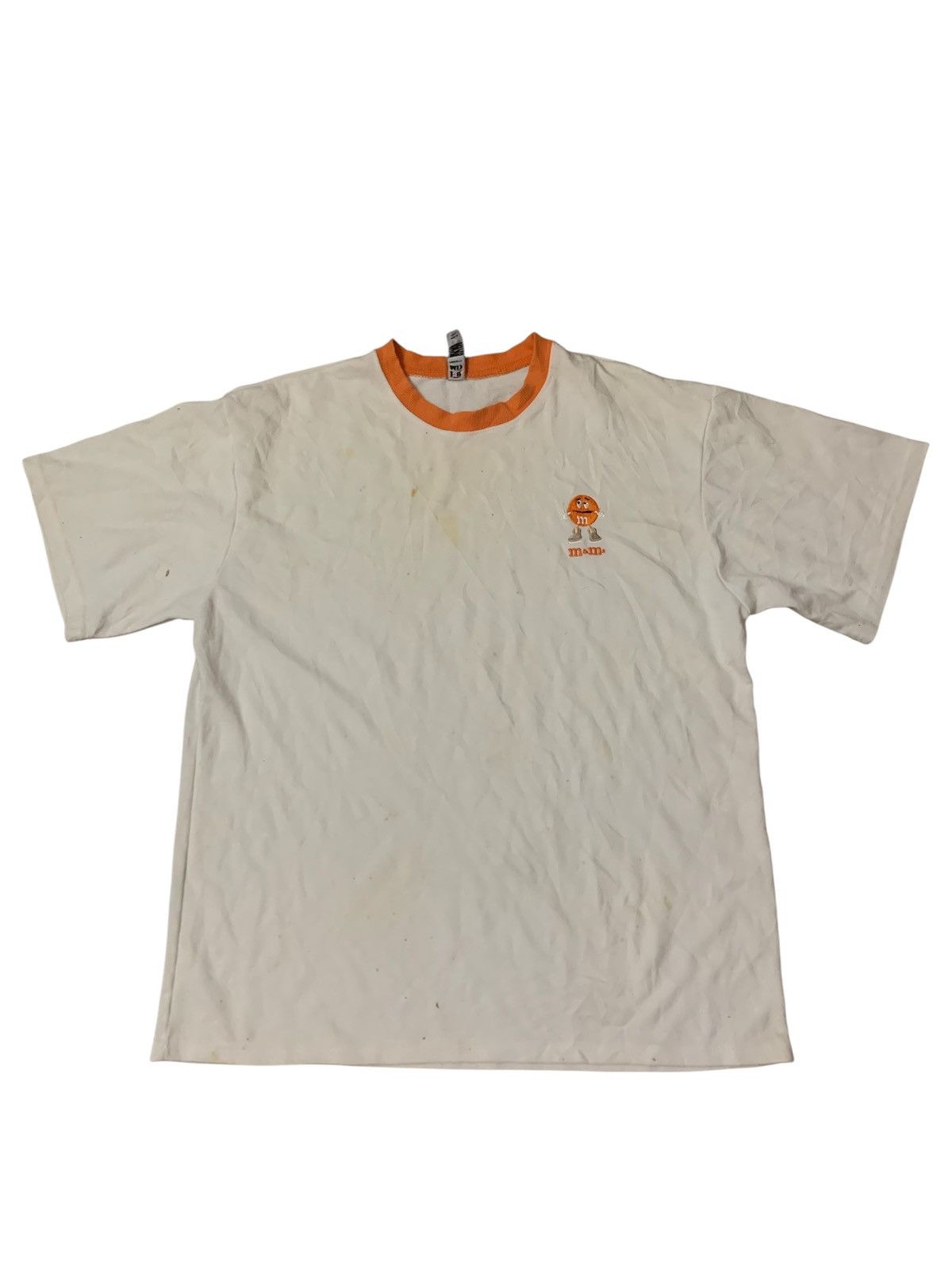 Chocolate M&M White Tee Size US L / EU 52-54 / 3 - 1 Thumbnail