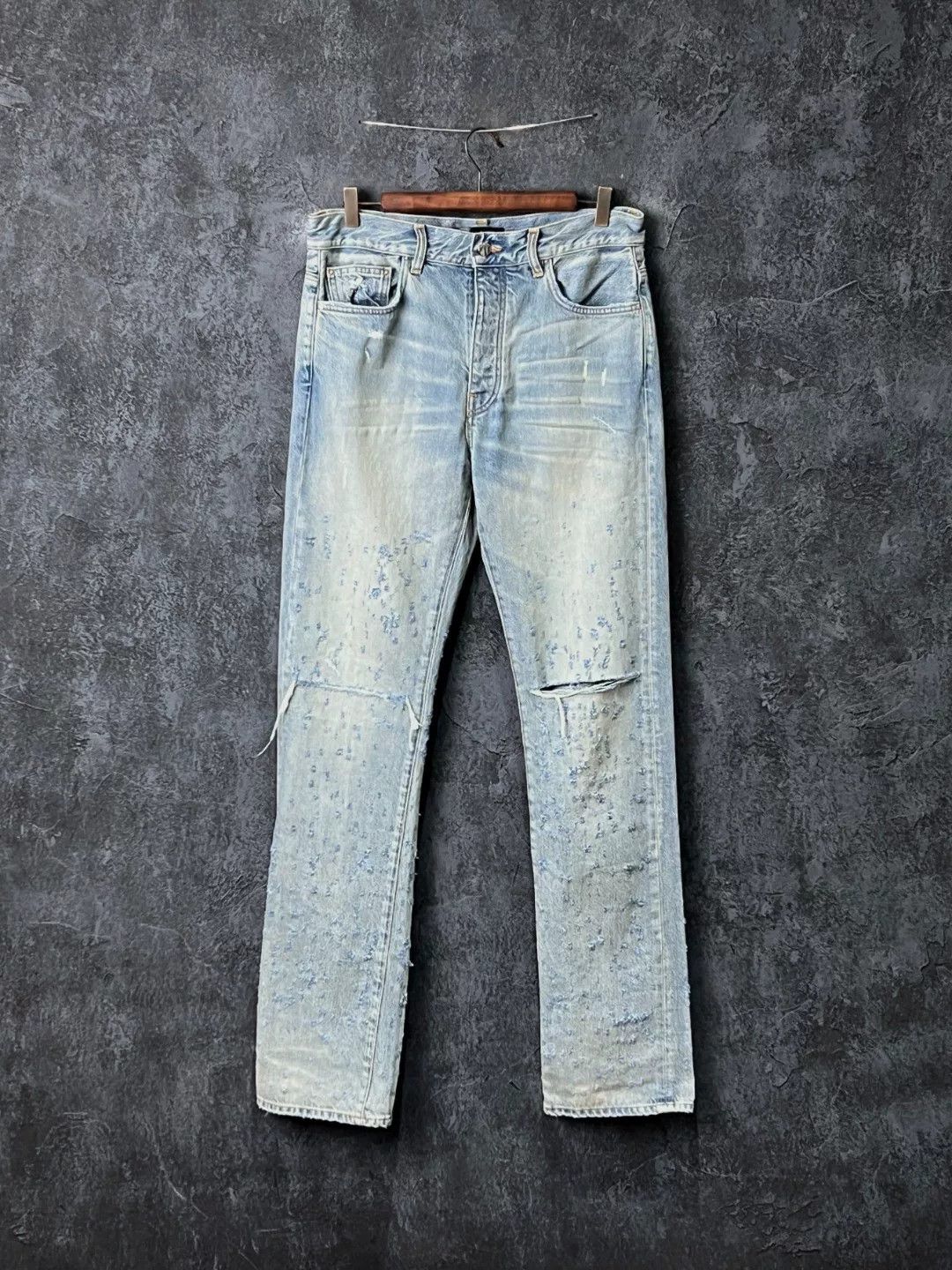 Amiri Amiri Denim Cotton Blue Denim Jeans 32 Men Size US 32 / EU 48 - 1 Thumbnail