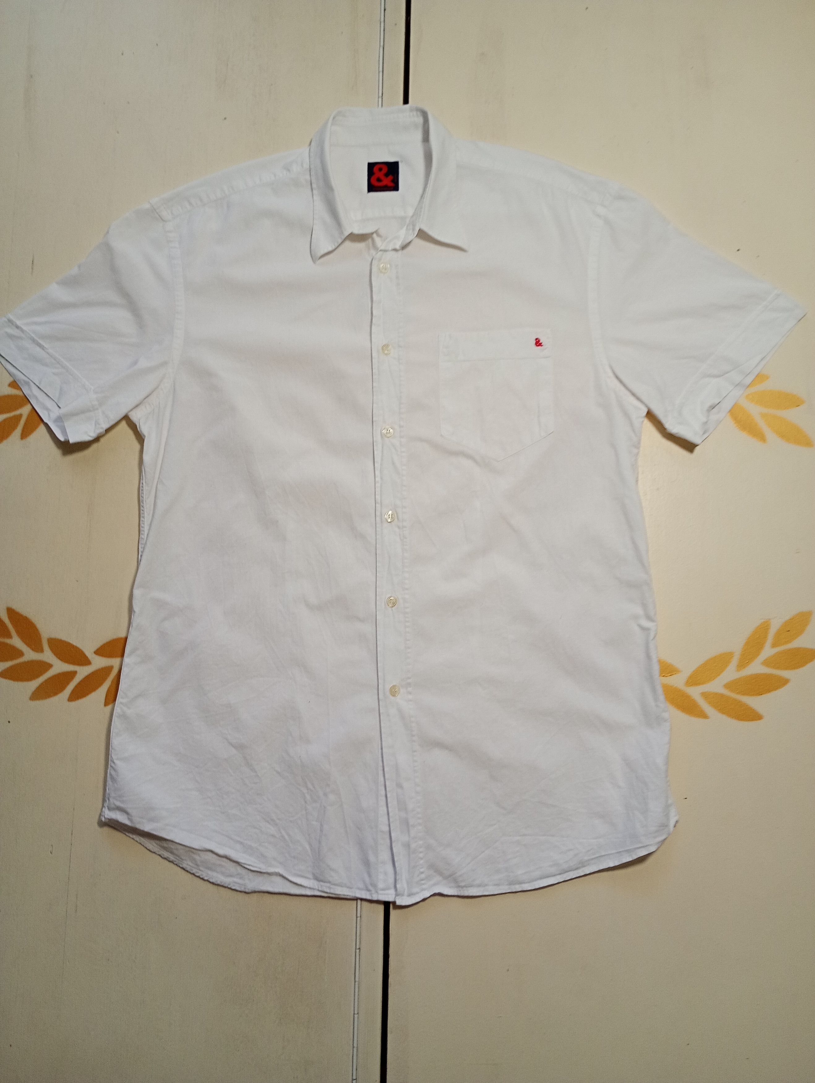 Designer × Dolce & Gabbana Dolce & Gabbana Short Sleeve White Shirt Vintage Size US L / EU 52-54 / 3 - 1 Thumbnail