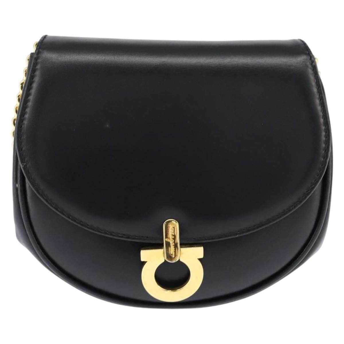 Salvatore Ferragamo Salvatore Ferragamo Gancini Chain Leather Size ONE SIZE - 1 Thumbnail