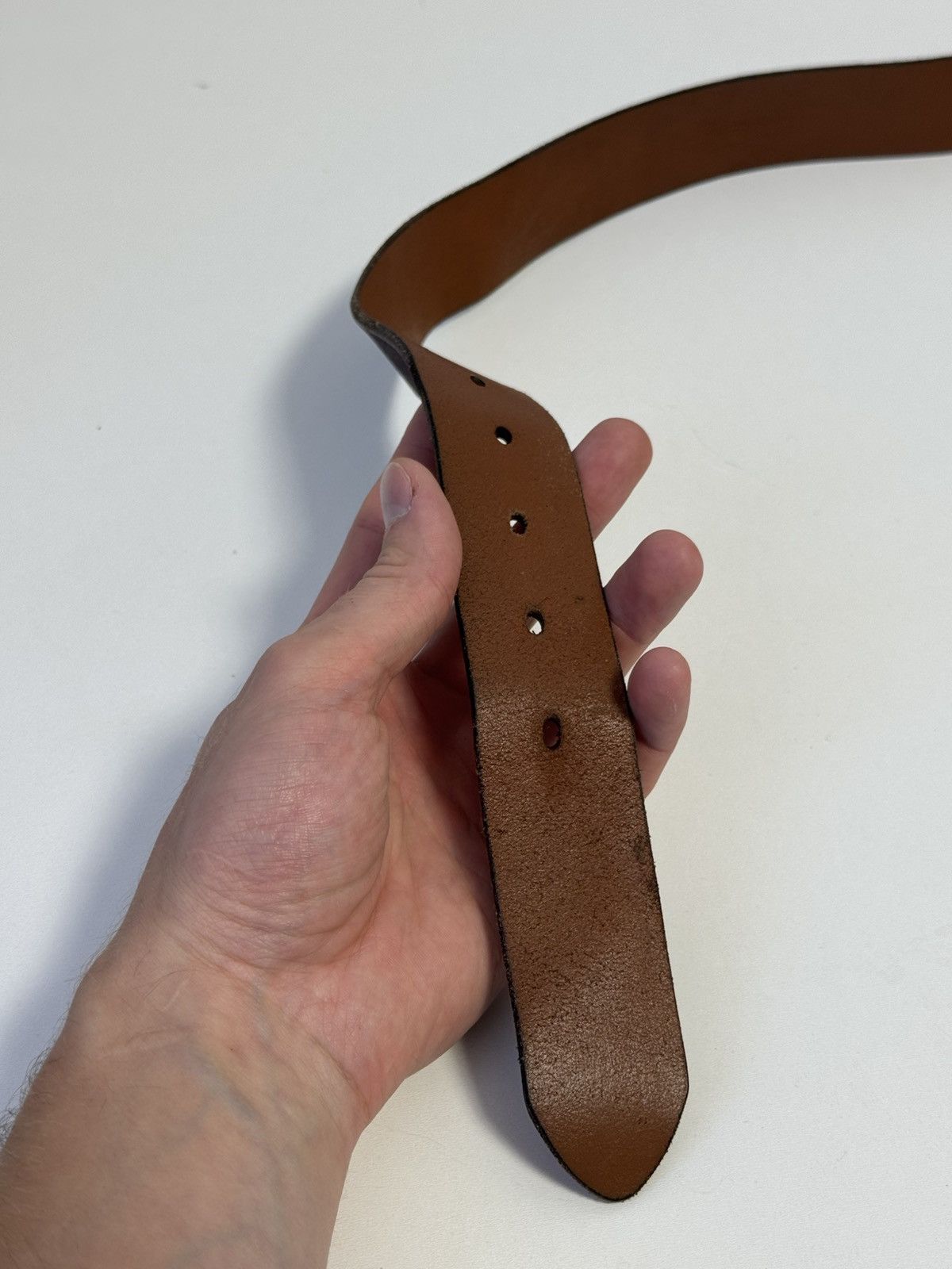 Polo Ralph Lauren Polo Ralph Lauren Vintage Leather belt Size ONE SIZE - 9 Thumbnail