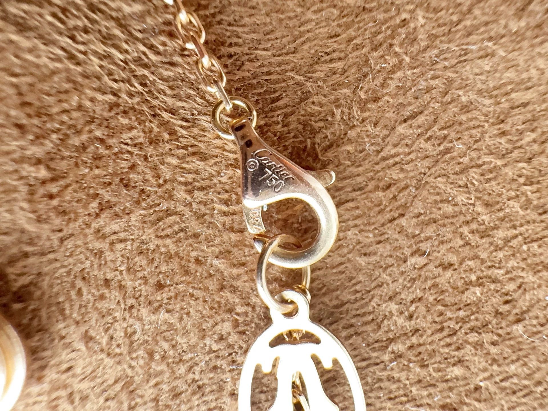 Cartier Cartier 0.18ct diamond necklace rose gold vintage 98 new Size ONE SIZE - 7 Thumbnail
