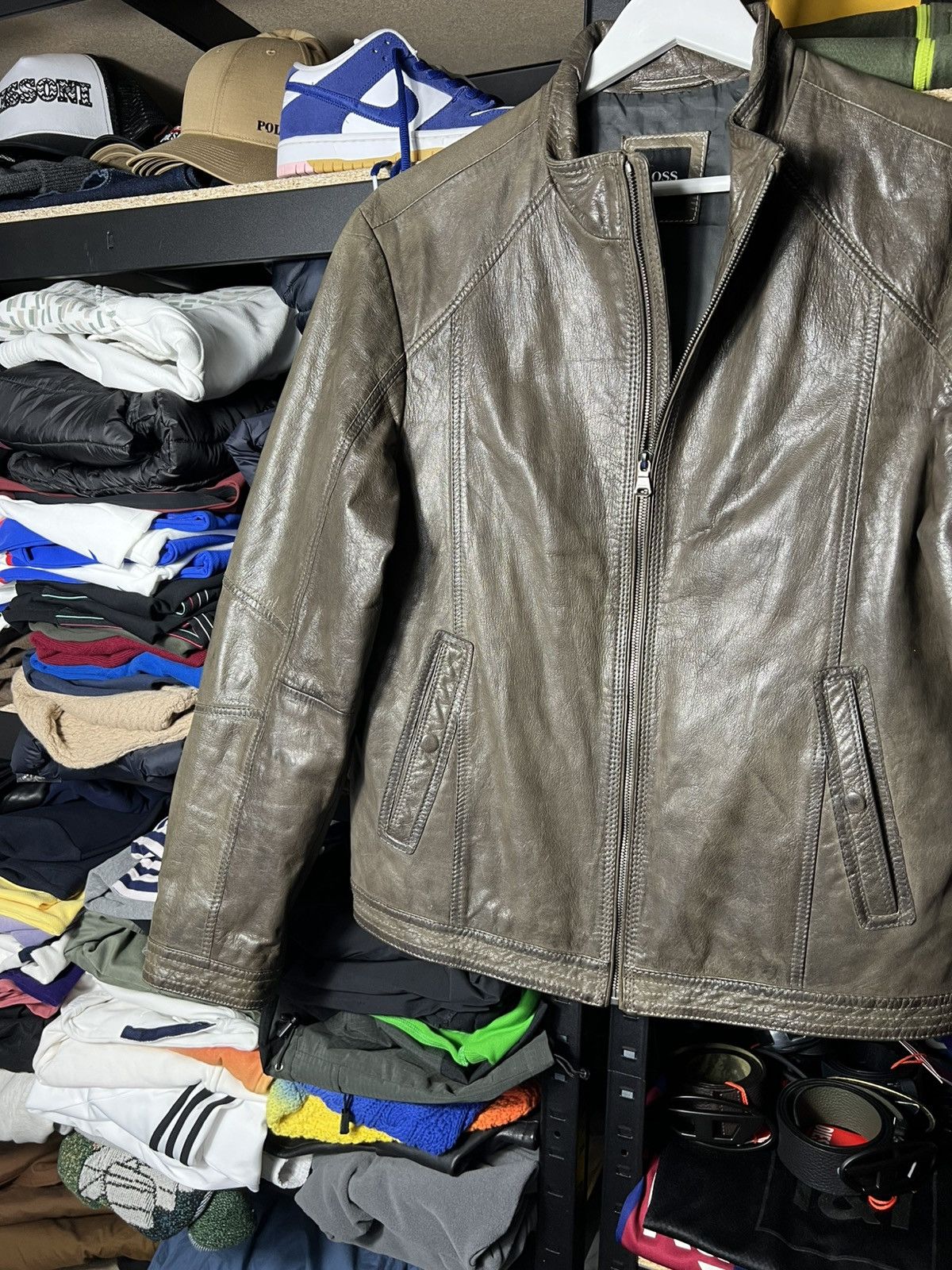 Hugo Boss 🧥 HUGO BOSS Genuine Leather Jacket – Size IT 48 M Size US M / EU 48-50 / 2 - 4 Thumbnail