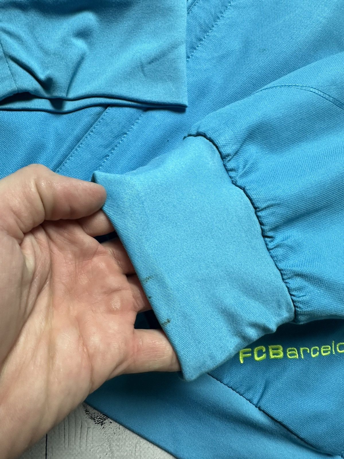 Nike × Vintage Vintage Nike Barcelona track jacket blue rare size XL Size US XL / EU 56 / 4 - 7 Thumbnail