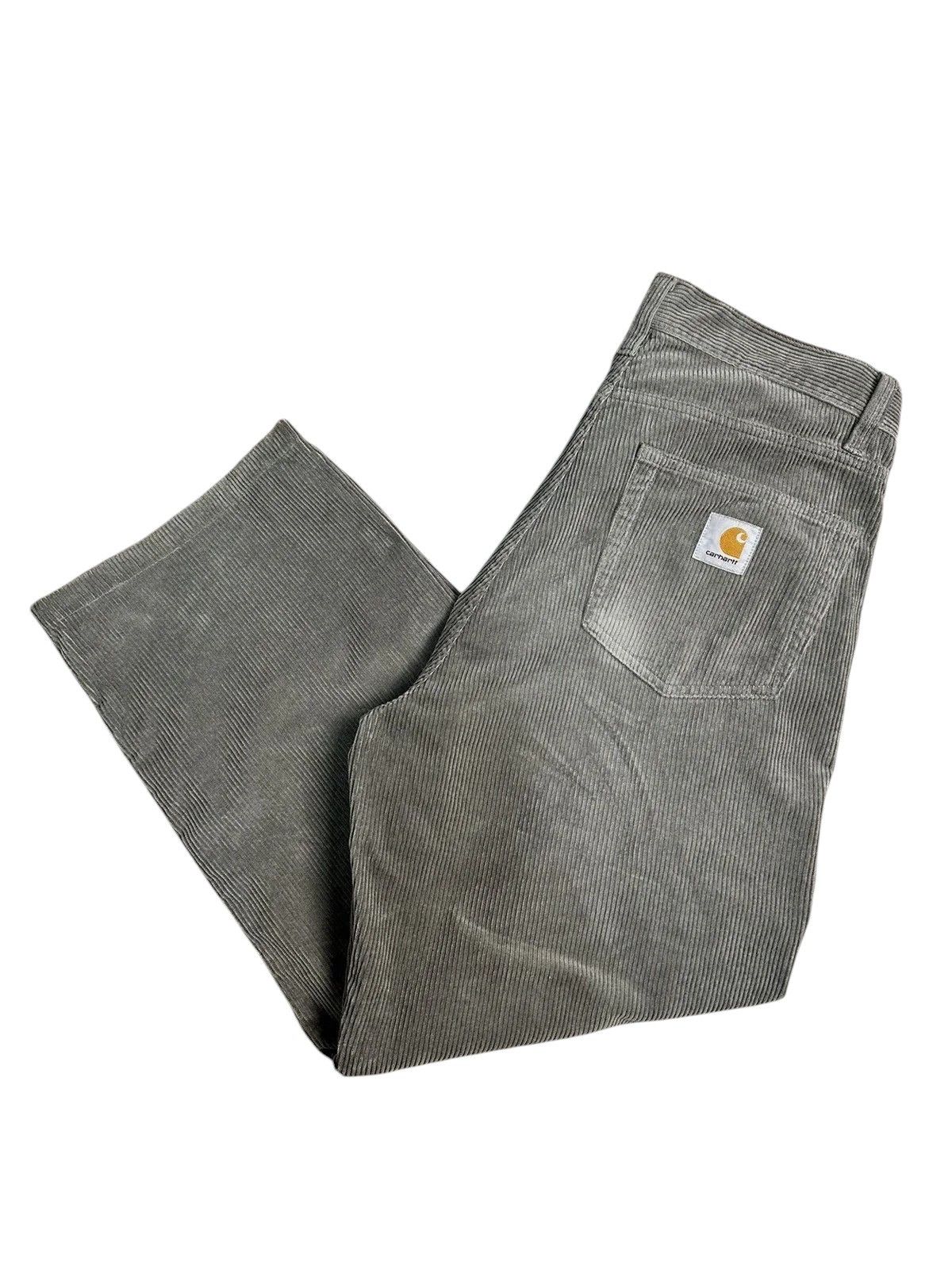 Carhartt Wip Vintage Y2K Carhartt Velvet Cargo Pants Baggy Double Knee Size US 31 - 16 Thumbnail